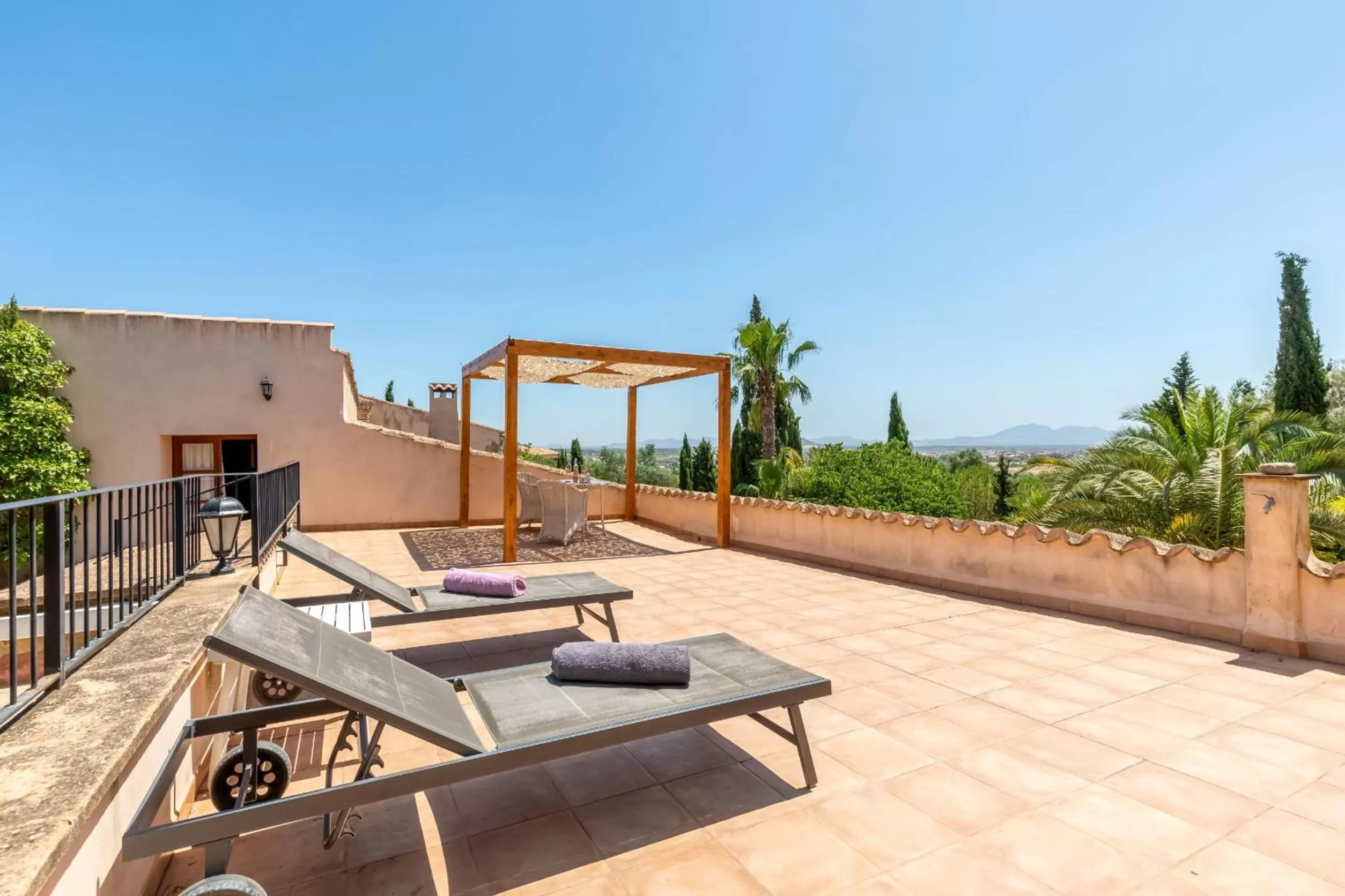 Balcony/Terrace in Finca Son Jorbo - Adults only