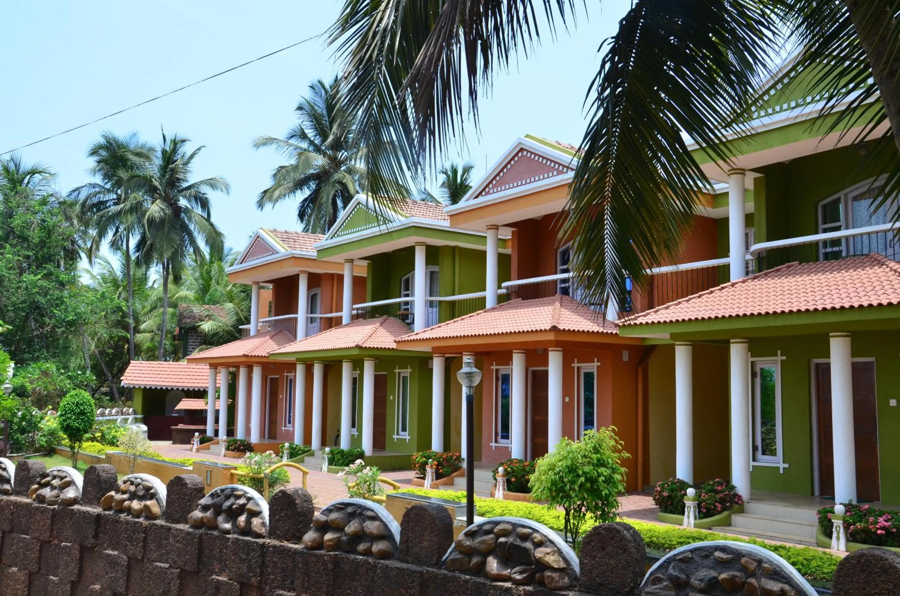 Street view in A's Holiday Beach Resort