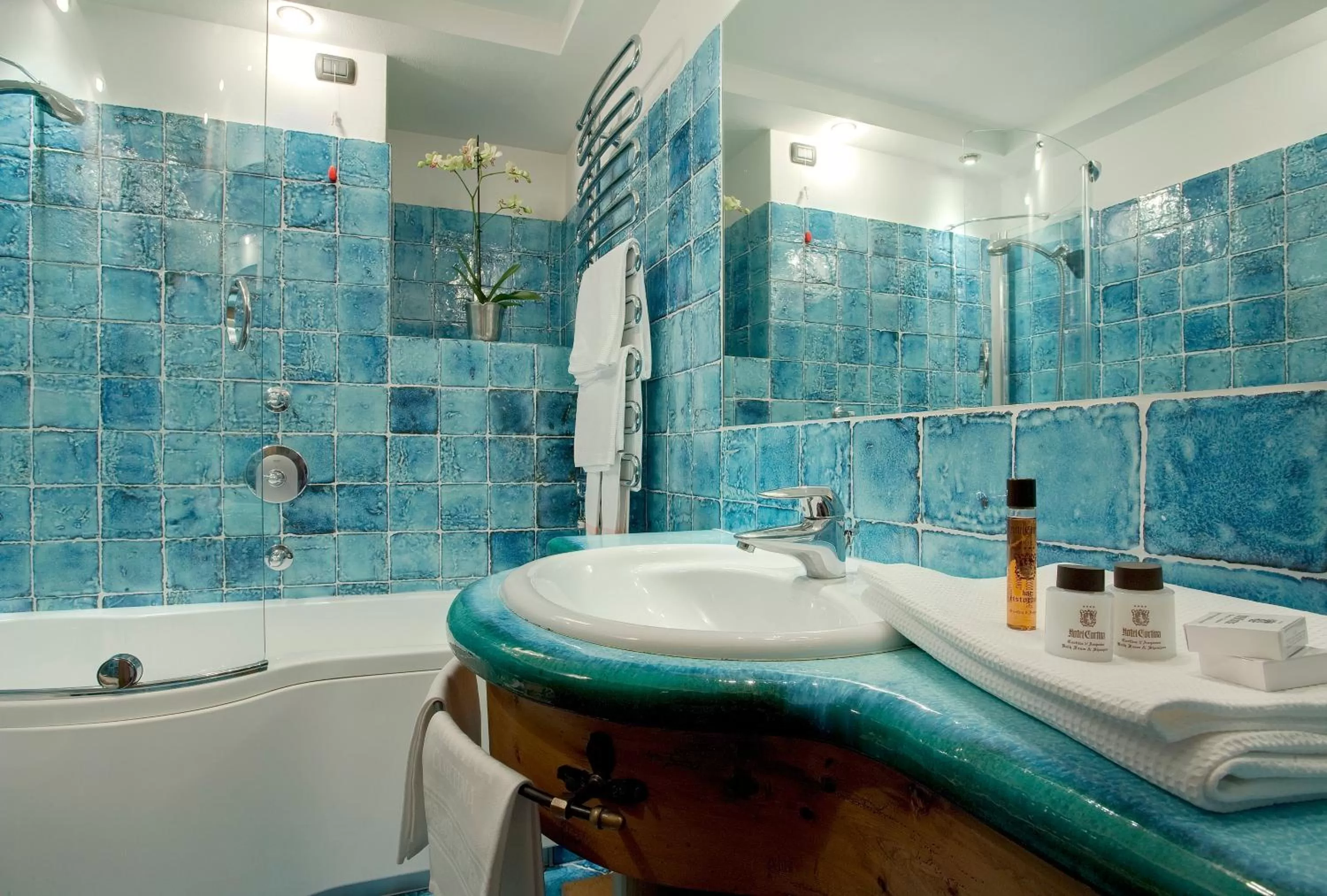 Bathroom in Hotel Cortina