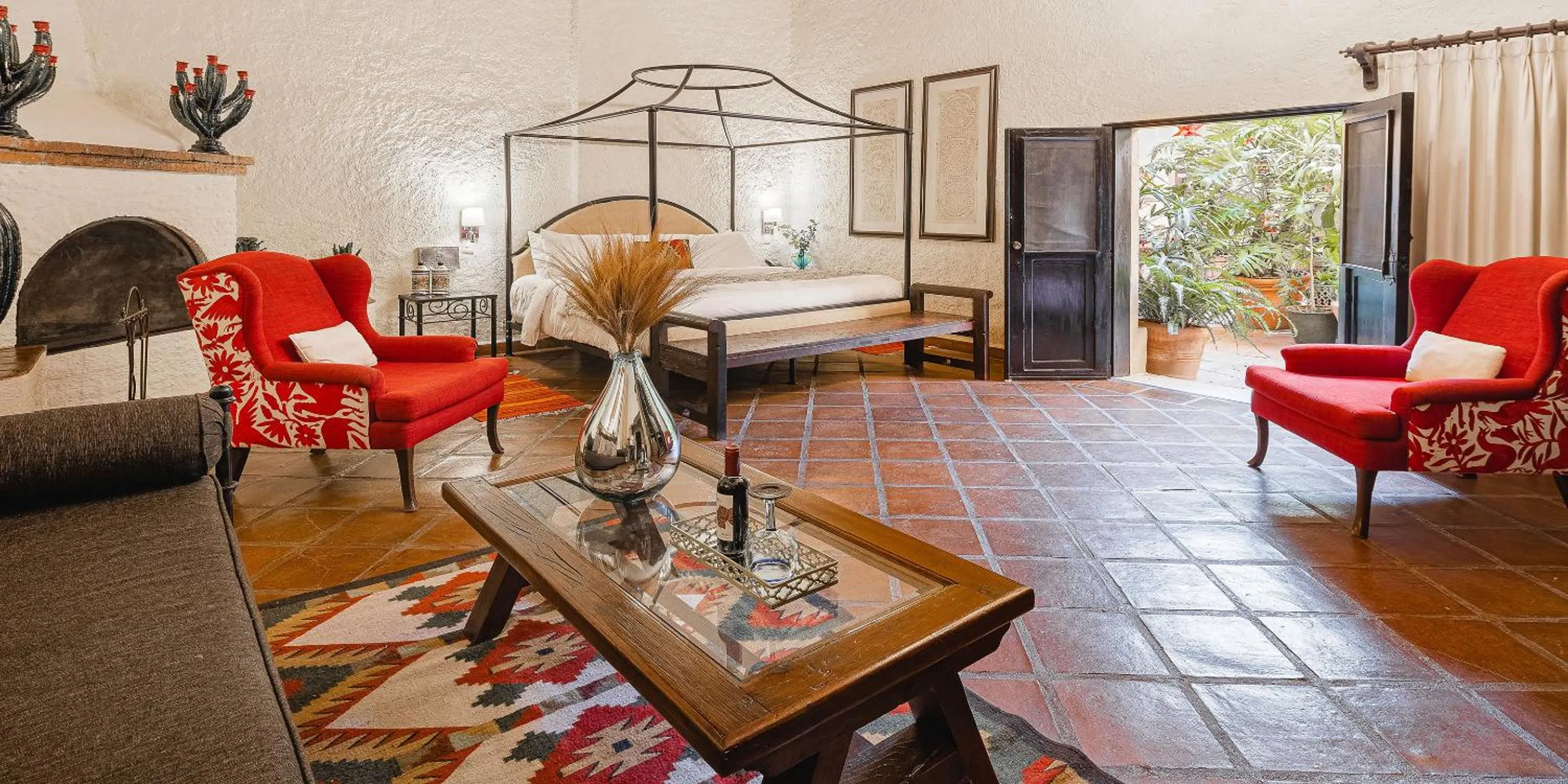 Photo of the whole room in Hacienda El Santuario San Miguel de Allende