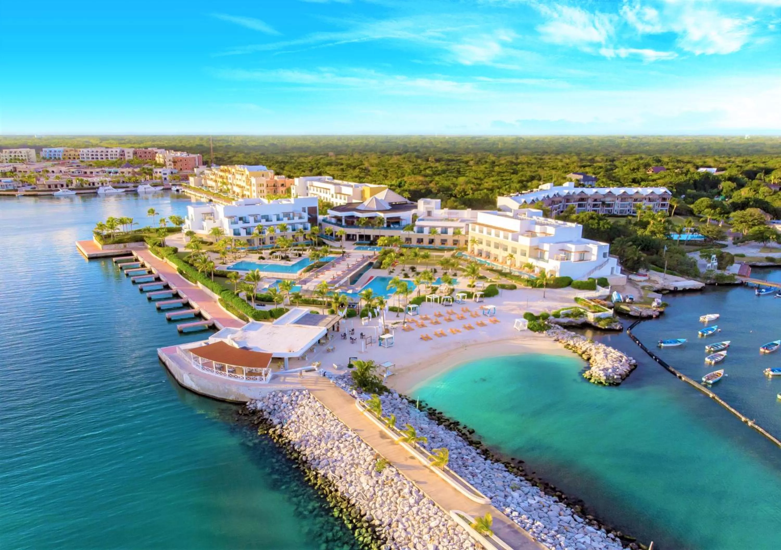 Bird's eye view in TRS Cap Cana Waterfront & Marina Hotel - Adults Only - All Inclusive