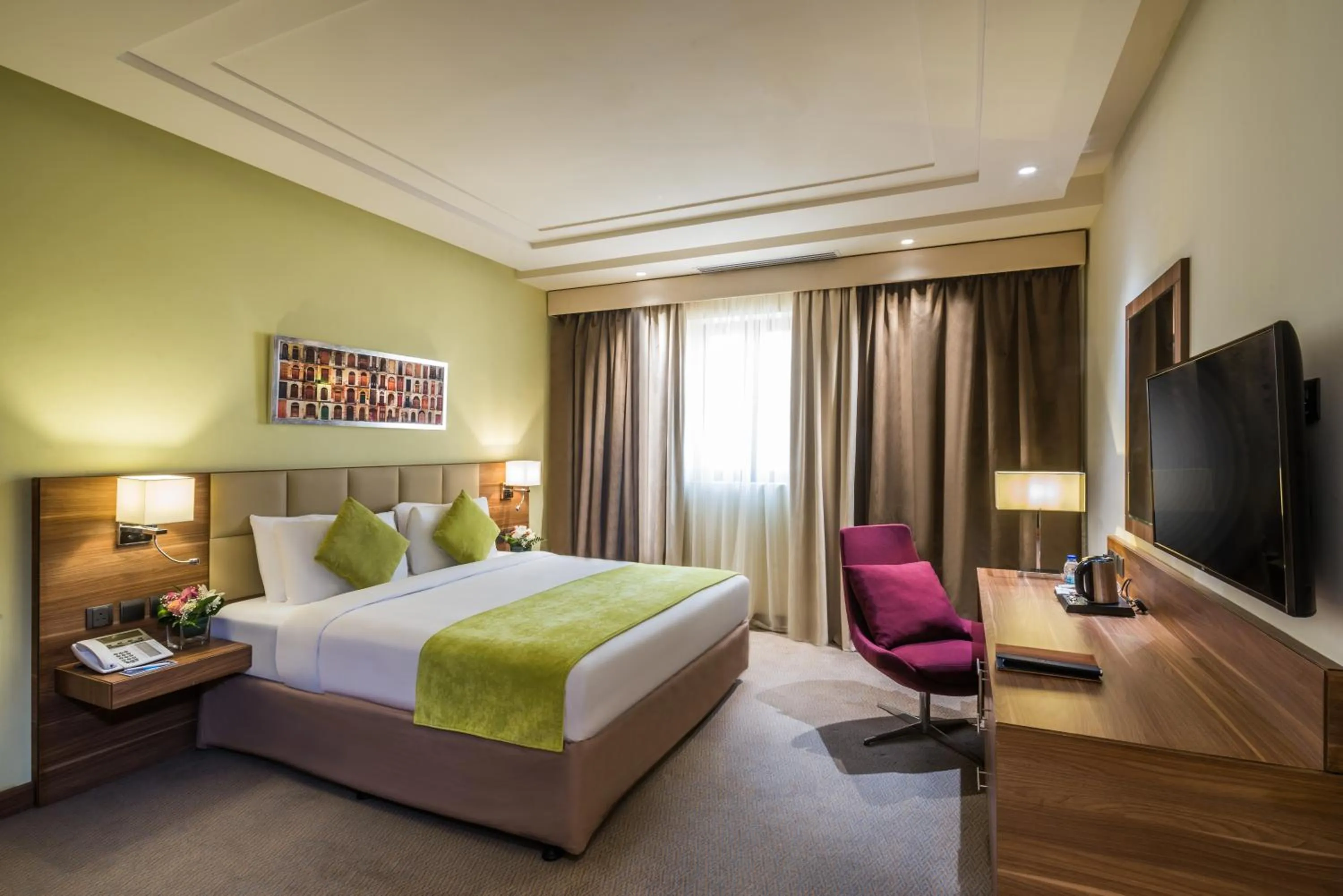 Bedroom, Bed in Mena Hotel Tabuk