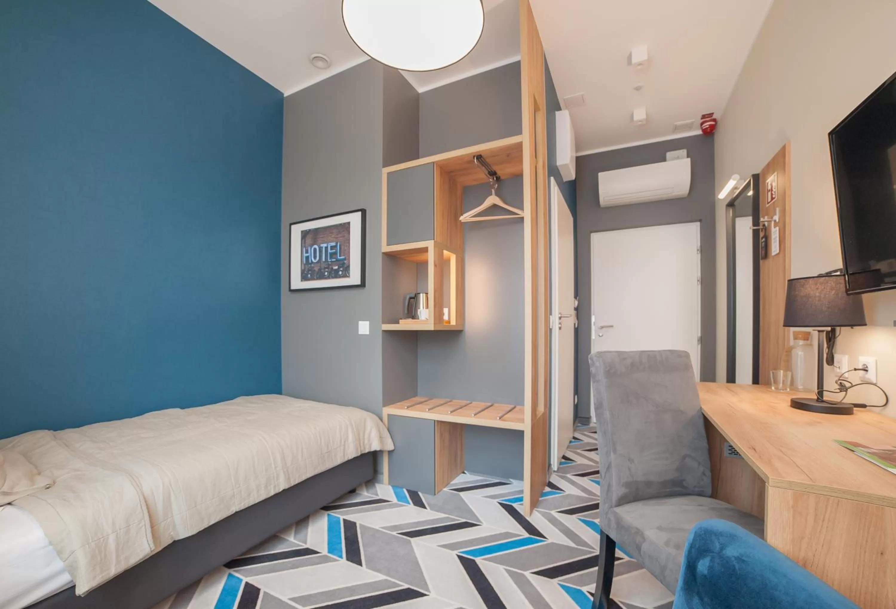 Bed in Hotel Traffic Wrocław Stare Miasto