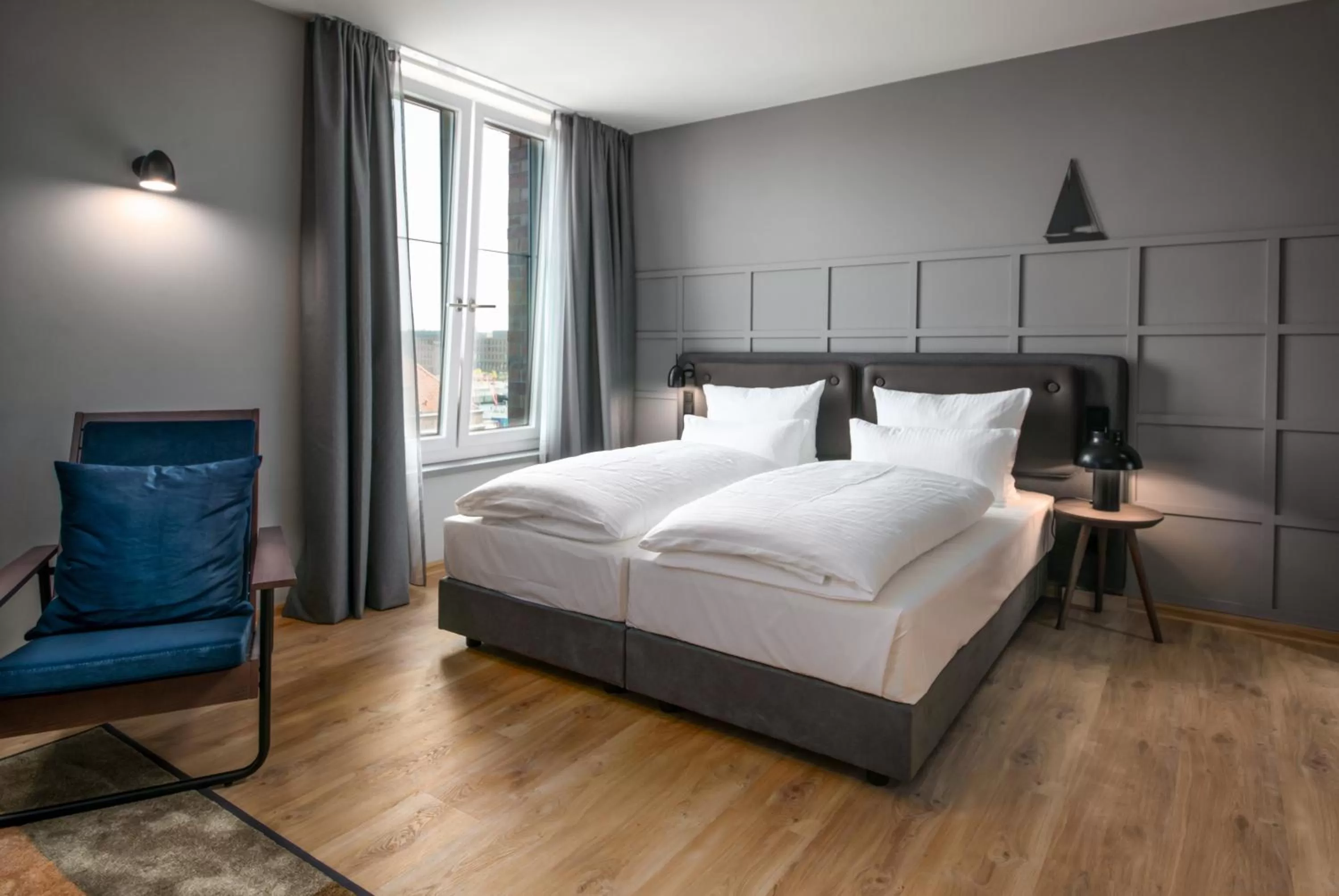 River view, Bed in unique by ATLANTIC Hotels Kiel