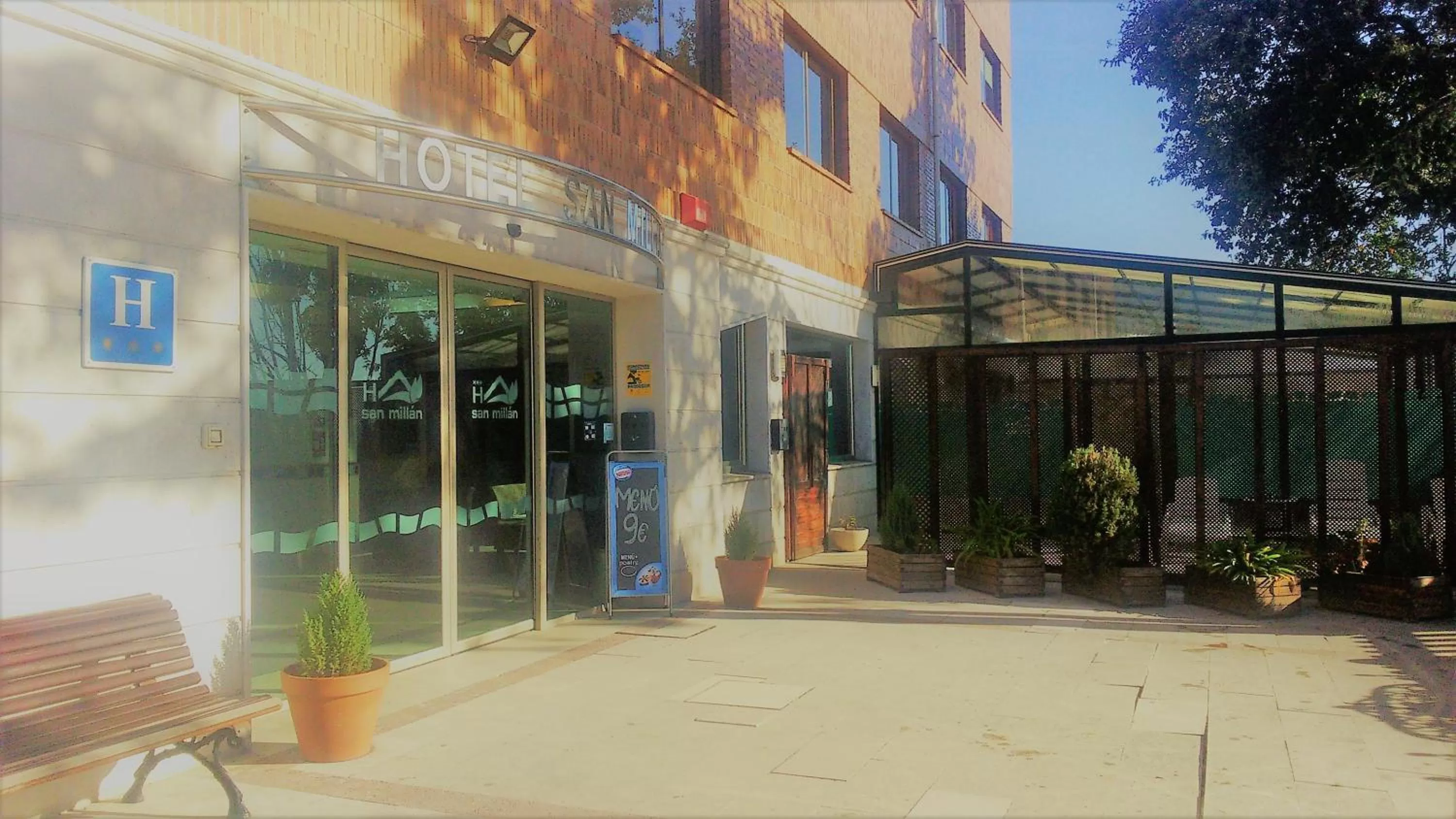 Patio in Hotel San Millán