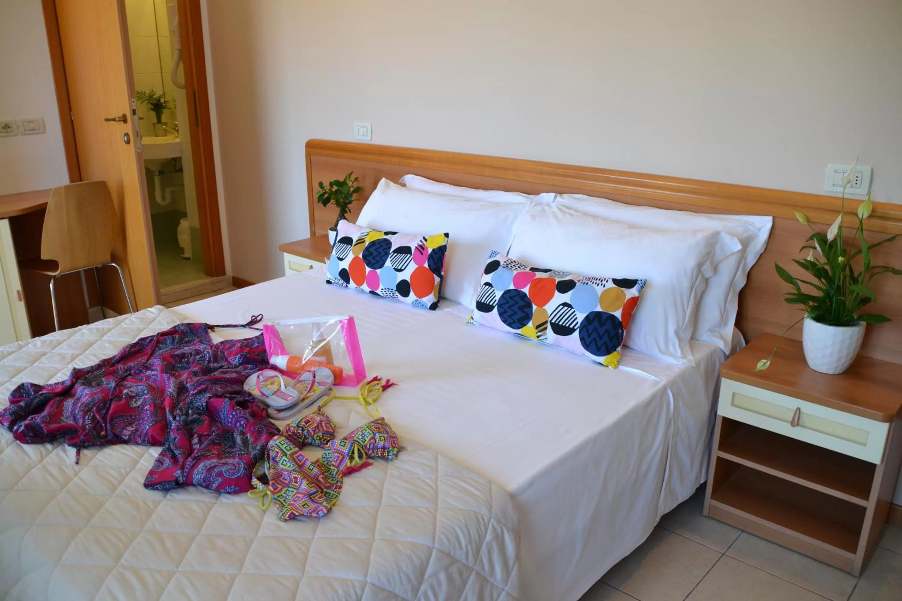 Bed in Hotel Apogeo - Breakfast Experience