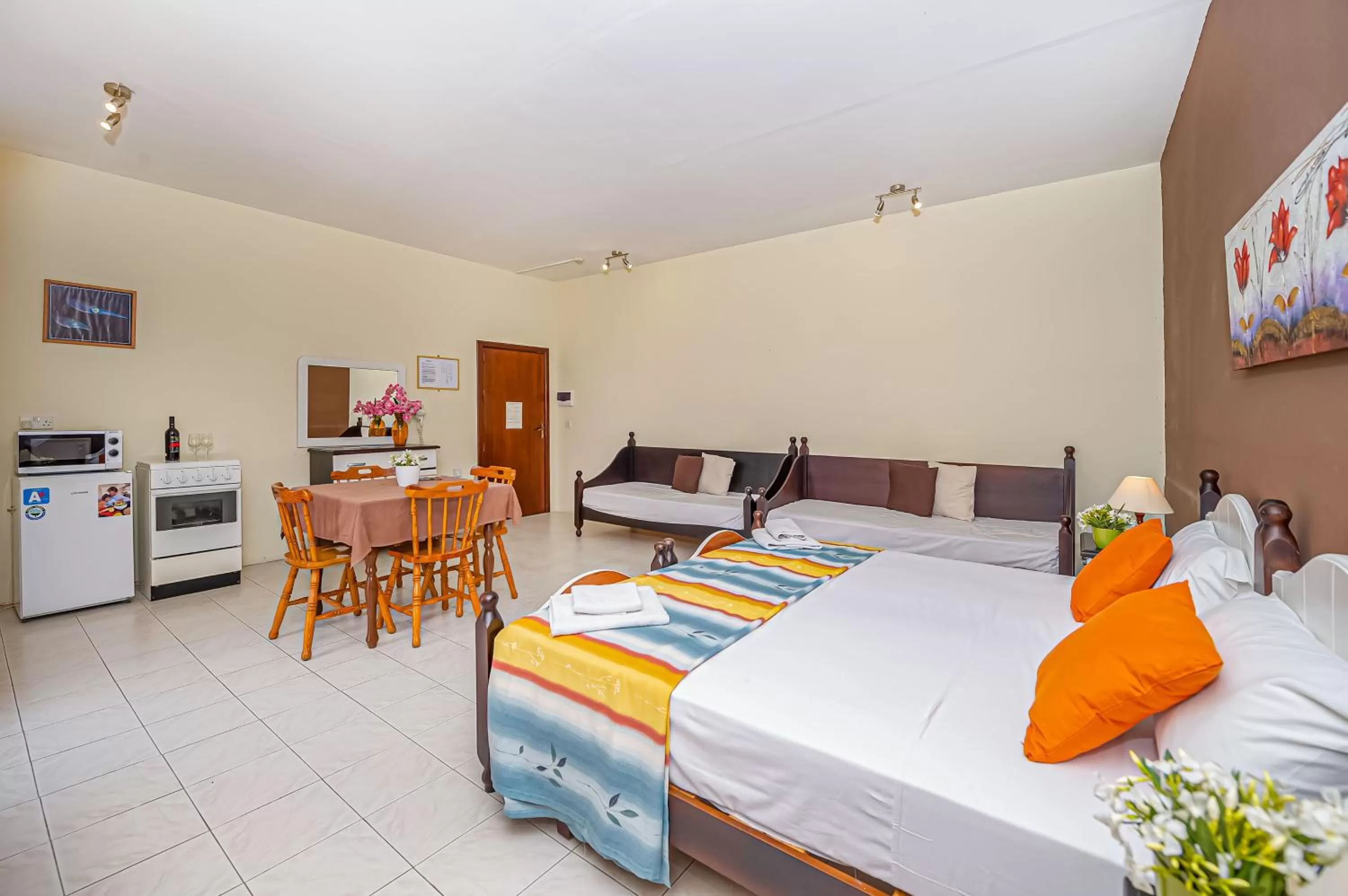 Bed in Mariblu Hotel