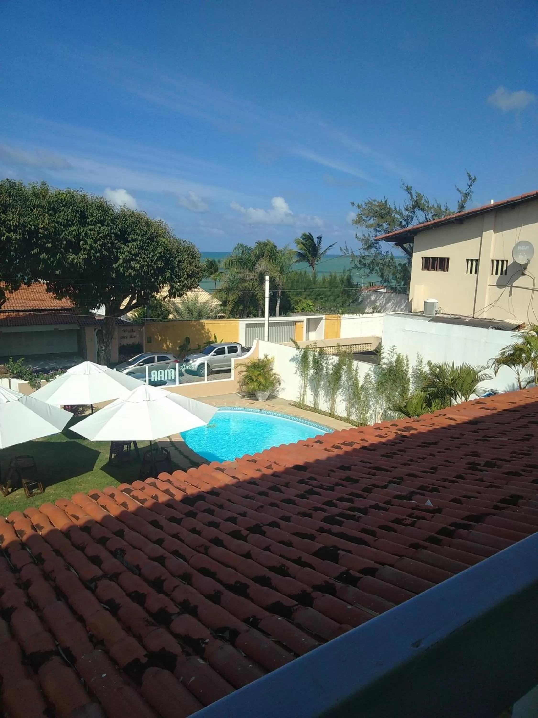 Pool view in Pousada Ponta Mar