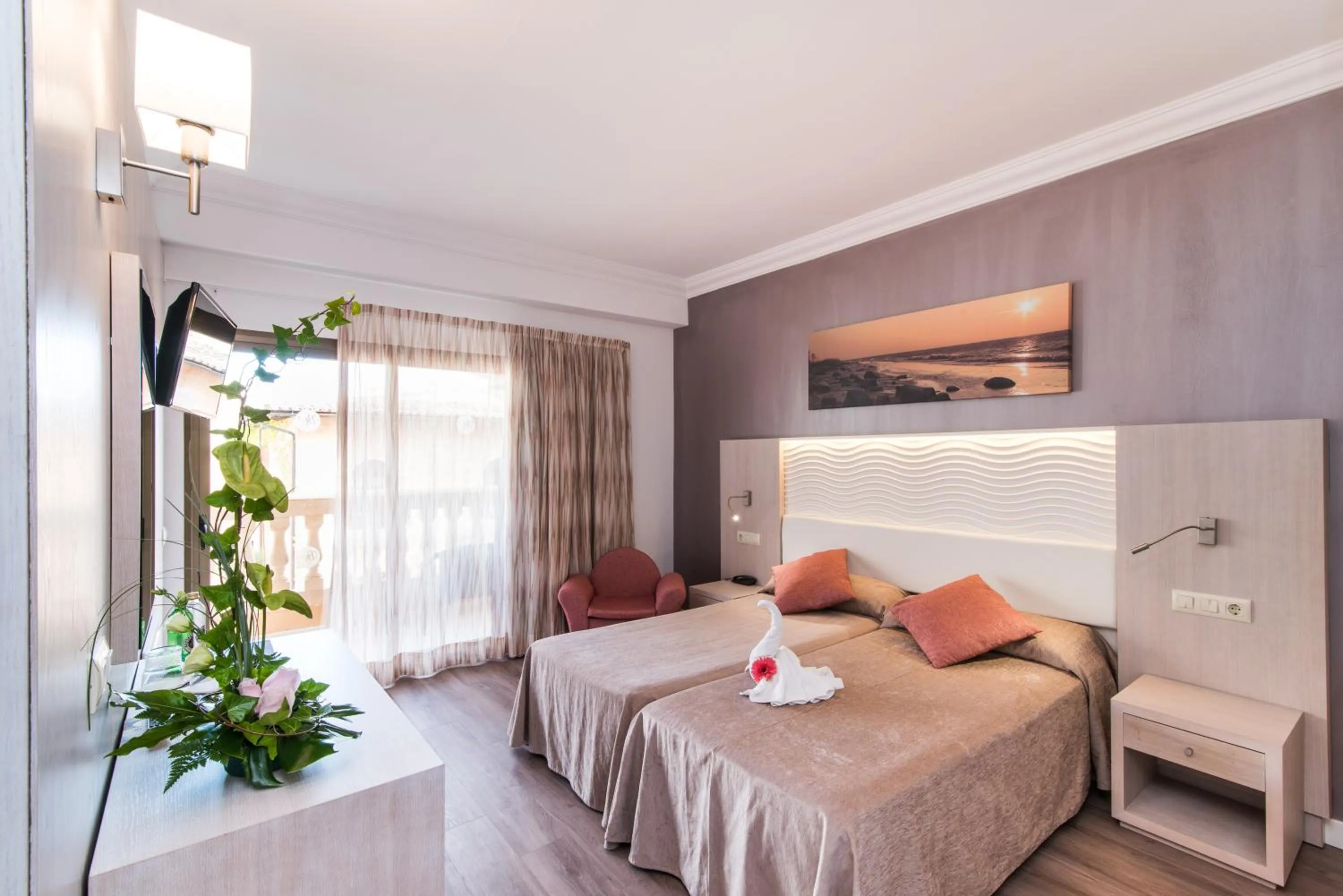 Bedroom in Hotel Baviera