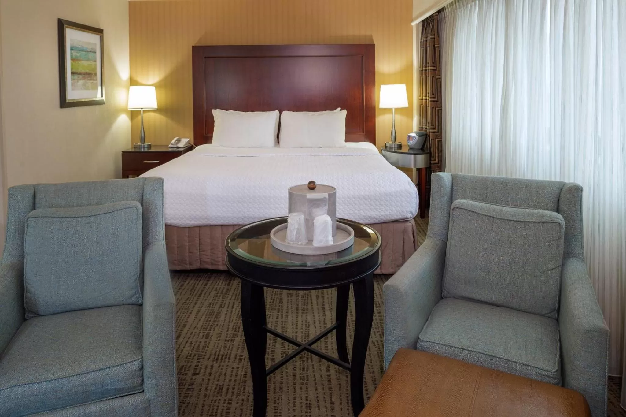Photo of the whole room, Bed in Crowne Plaza Hotel St. Louis Airport by IHG