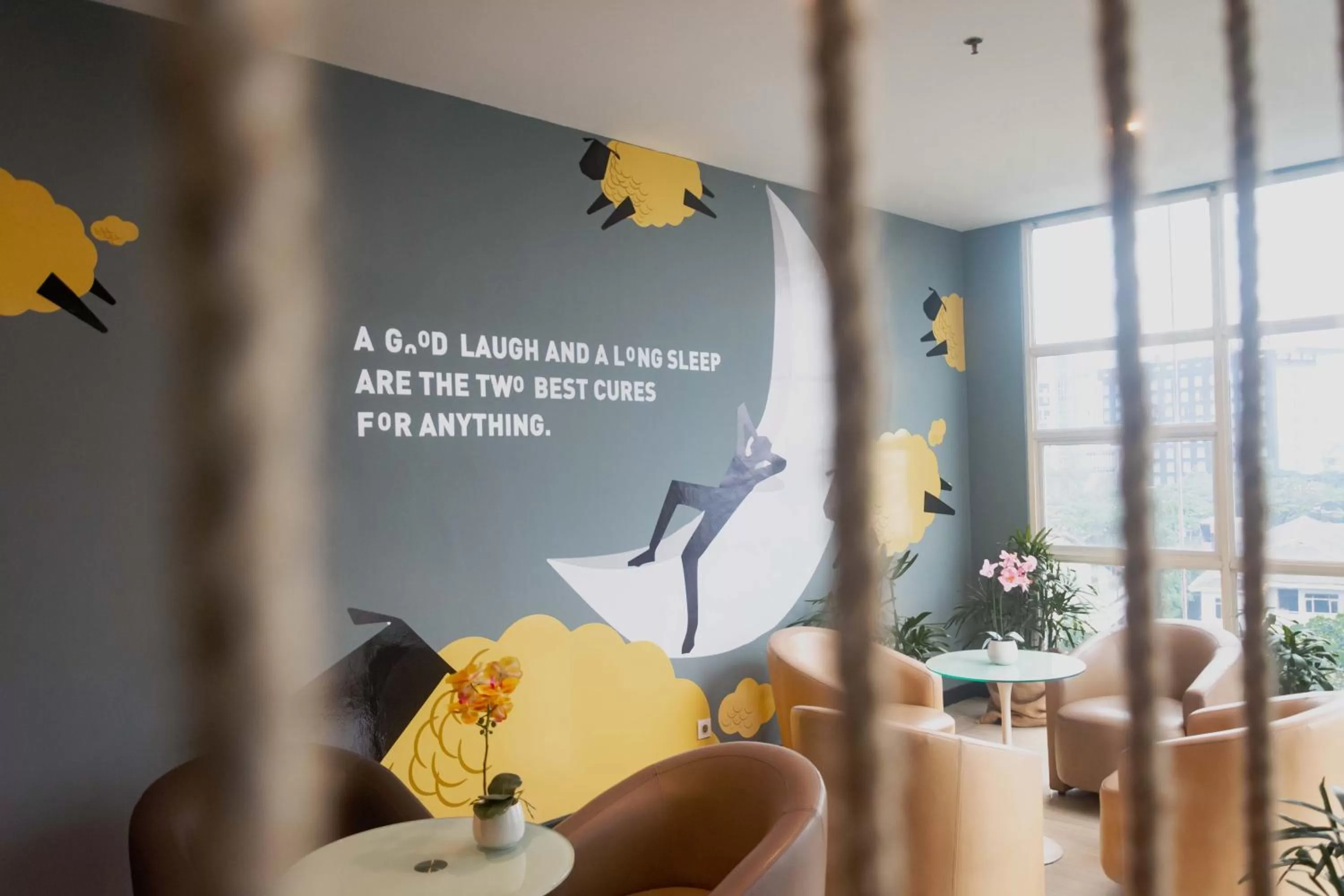 Lobby or reception in ROOMS INC d'botanica Bandung