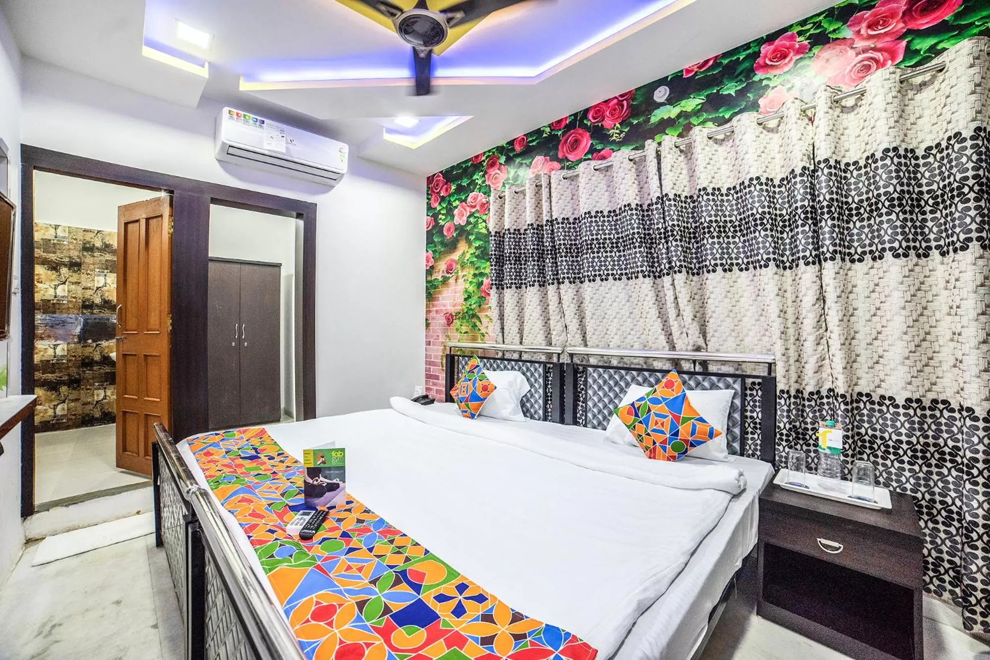 Bedroom, Bed in FabHotel ABC View