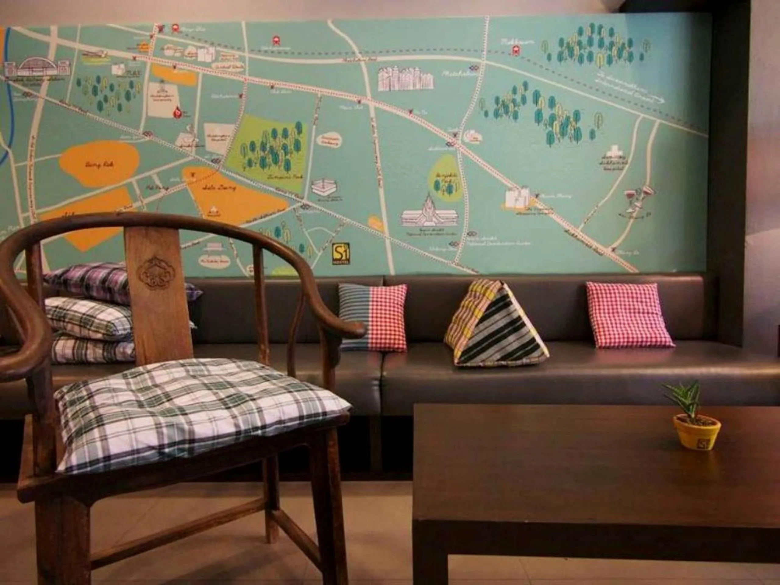 Lounge or bar in S1hostel Bangkok