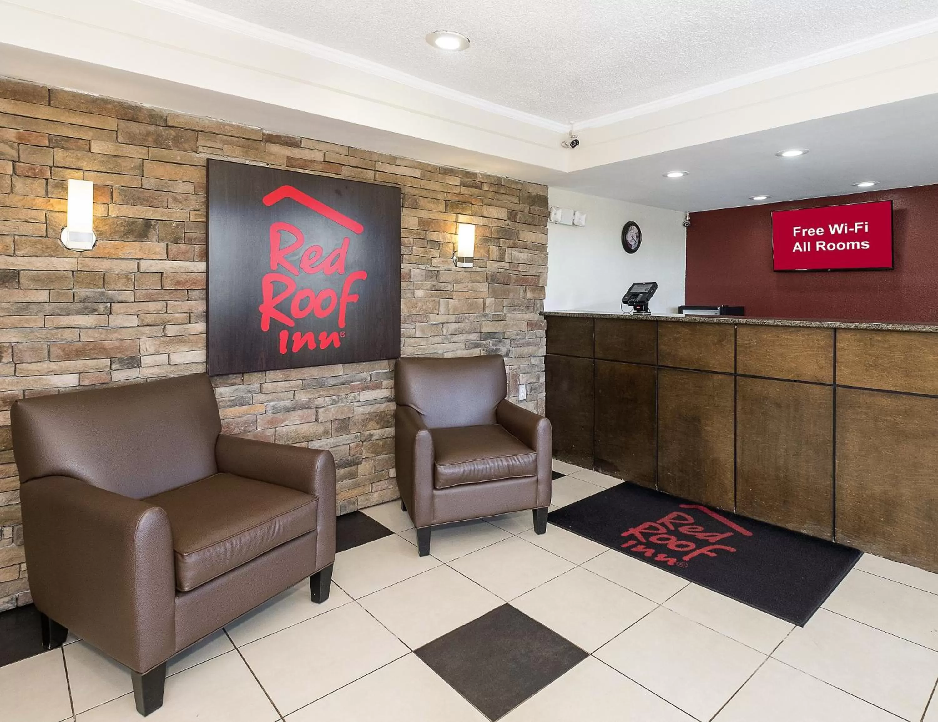 Lobby or reception in Red Roof Inn Bloomington - Normal/University