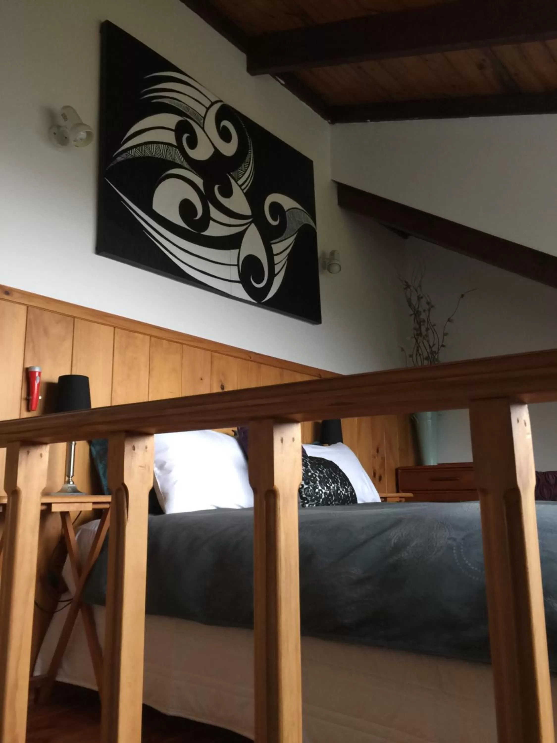 Bedroom, Bed in Grafton Cottage & Chalets