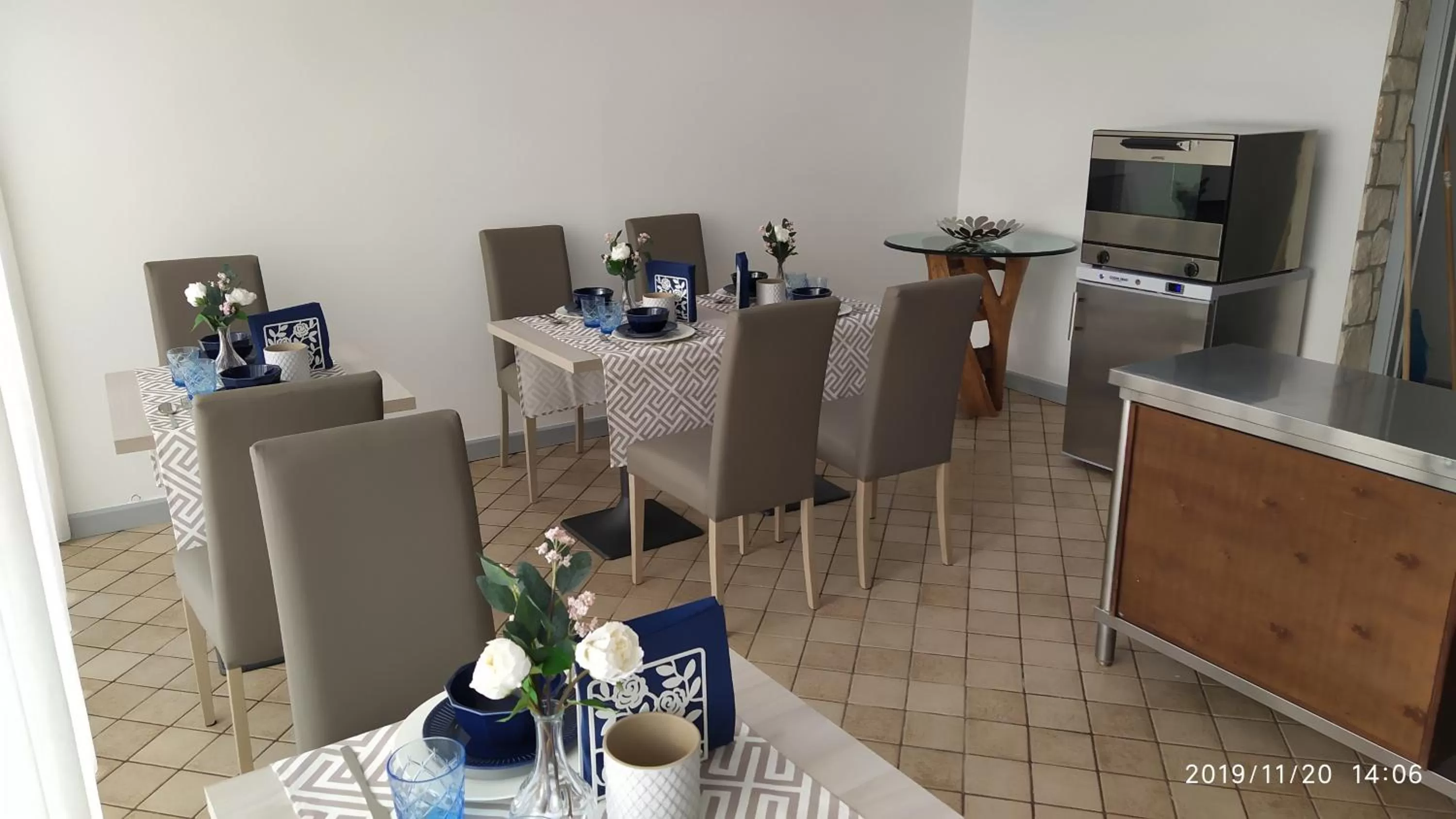 Patio in B&B La Stazione