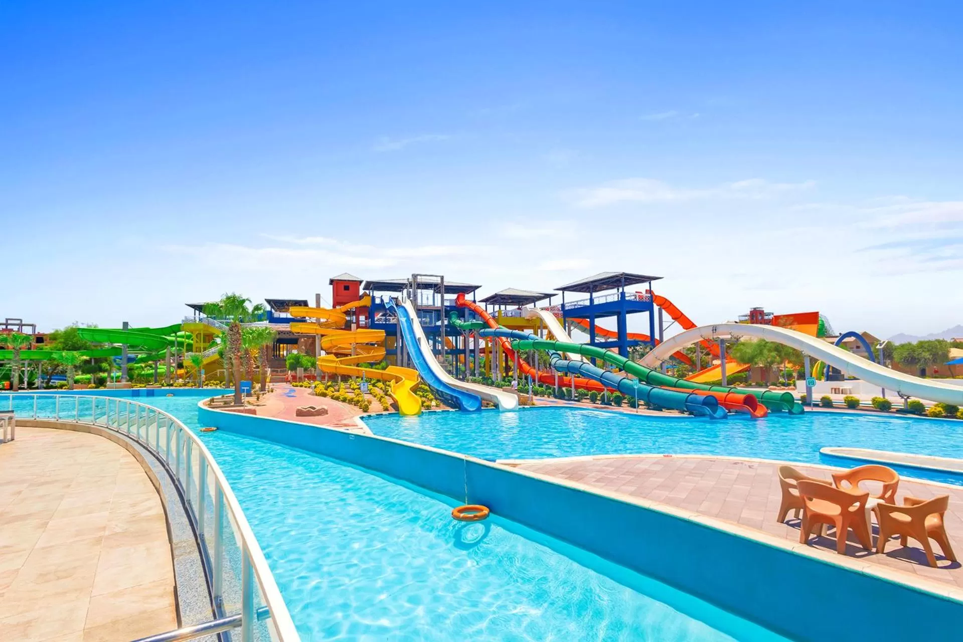 Aqua park in Neverland City Hurghada - Pickalbatros