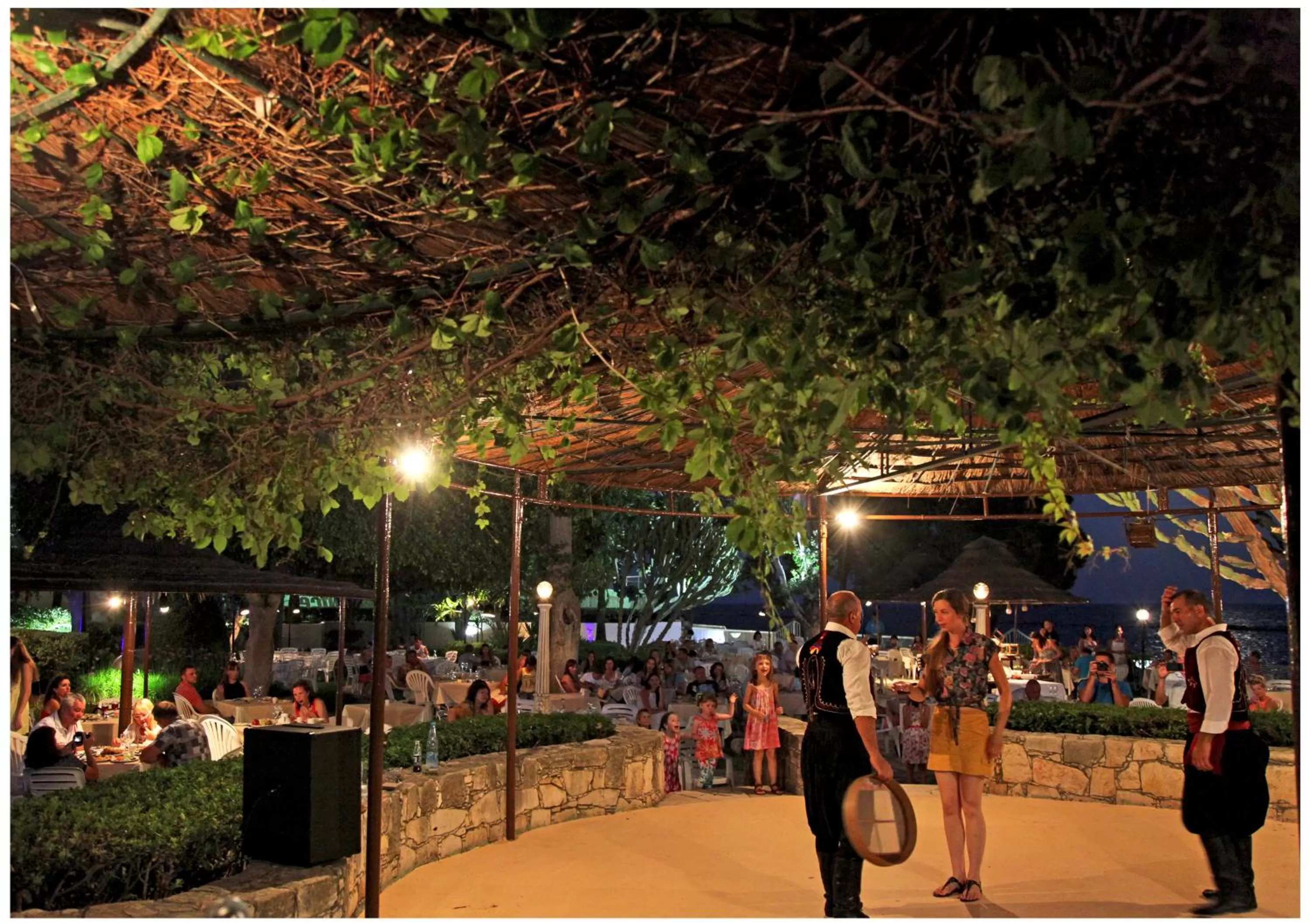 Garden in Poseidonia Beach Hotel