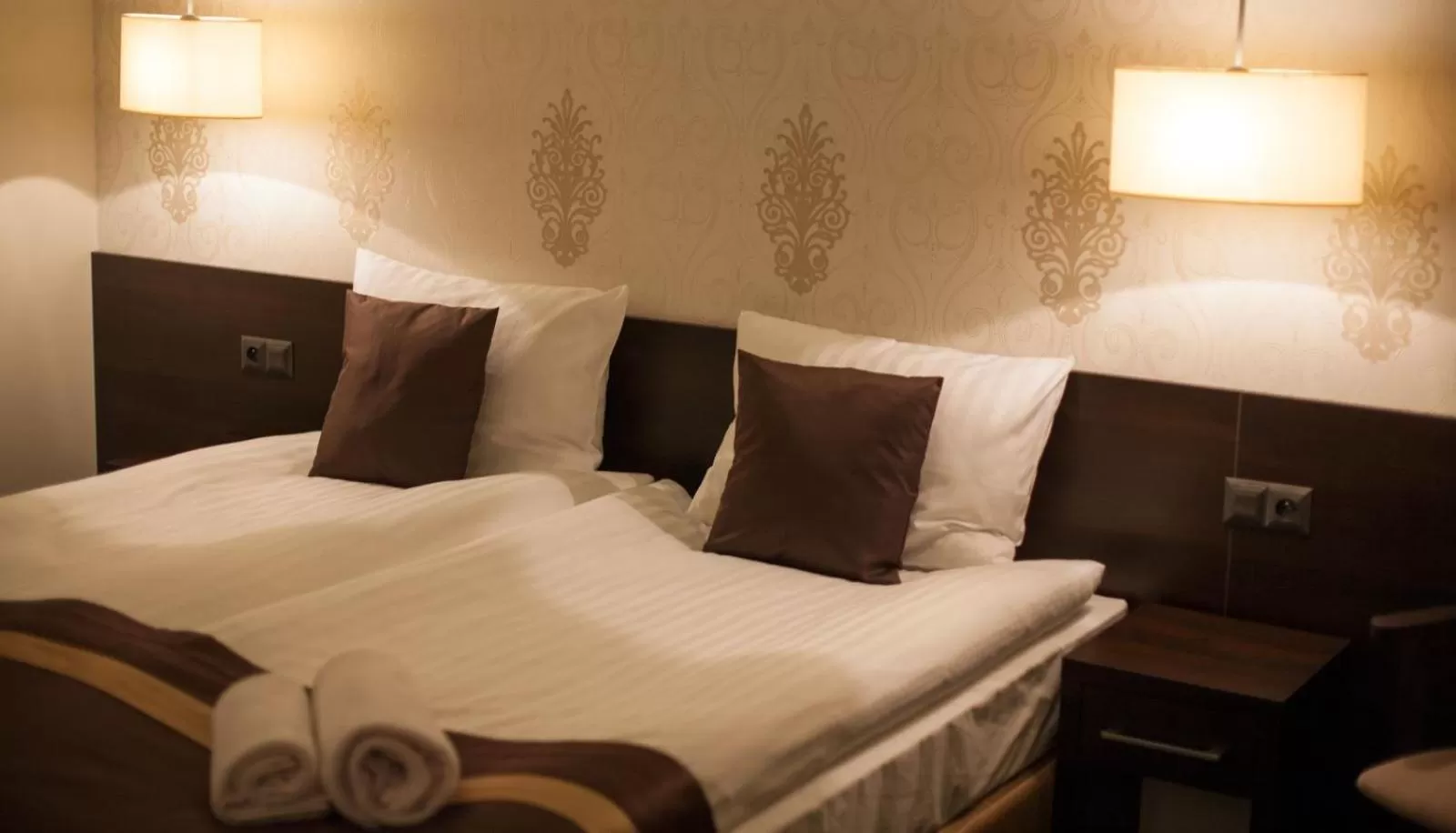 Bed in Hotel Maraton