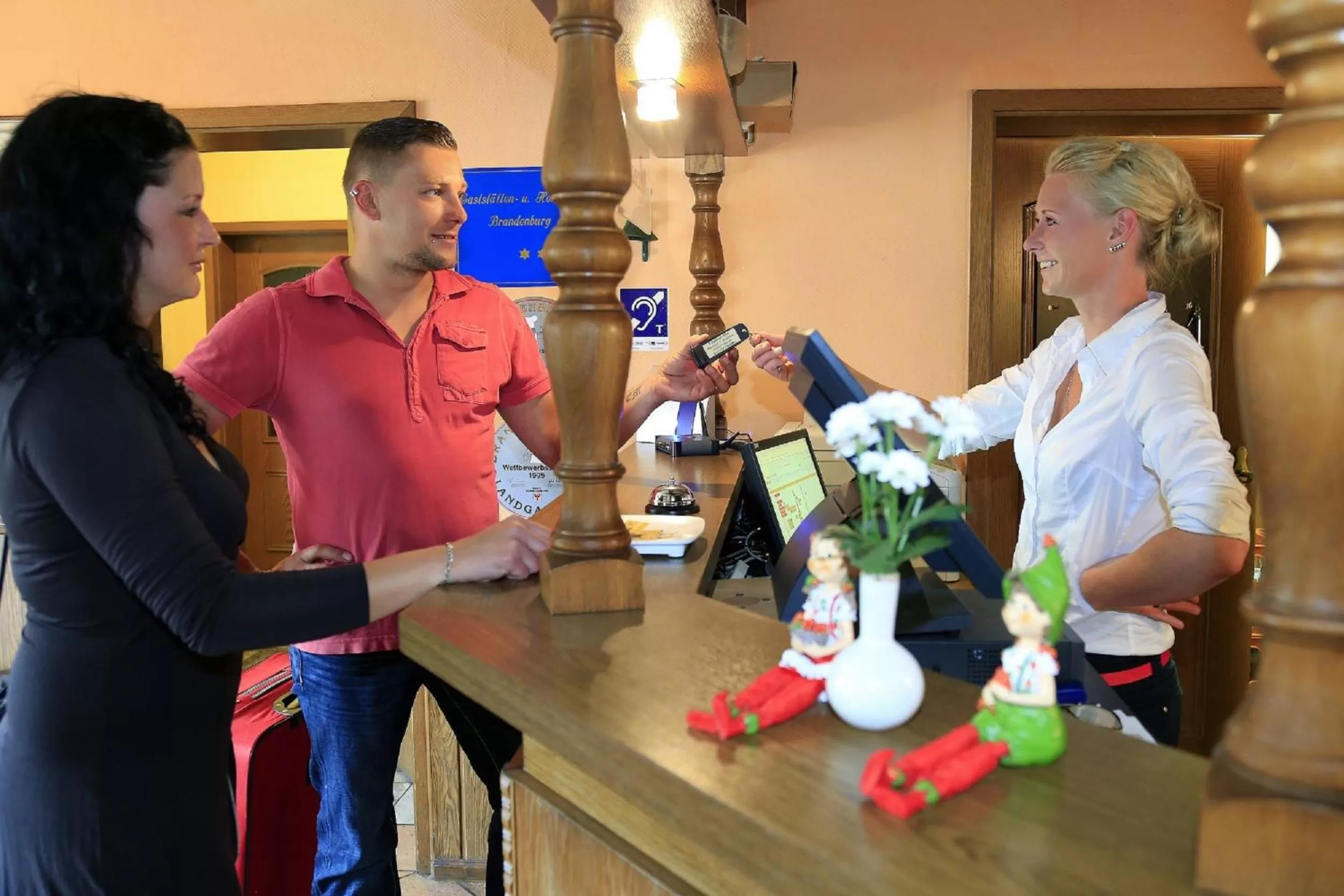 Lobby or reception in Landhotel & Brauhaus Prignitzer Hof