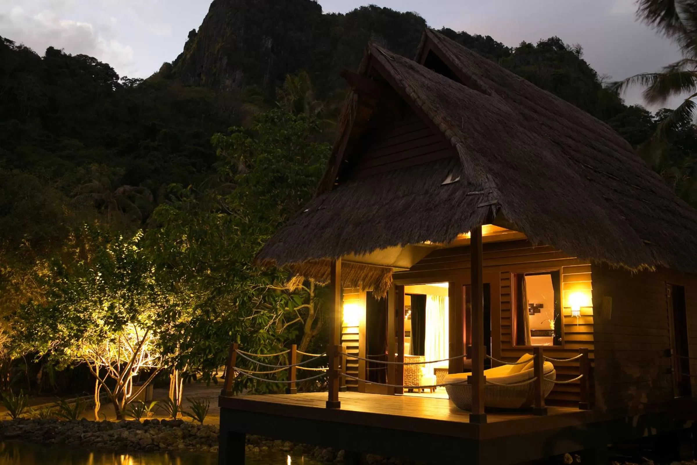 Patio in Cauayan Island Resort and Spa