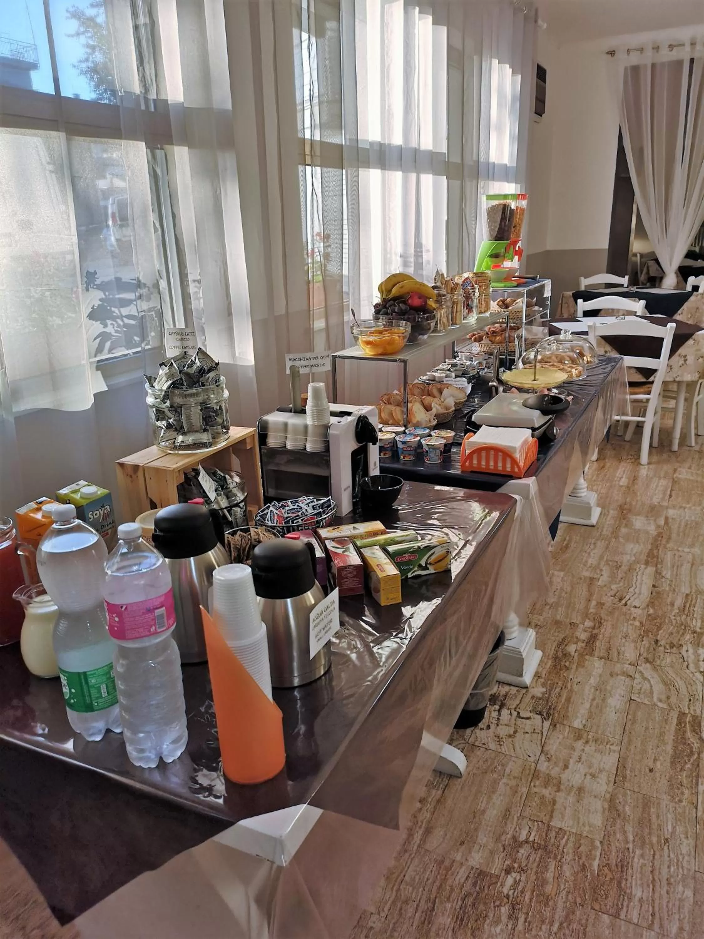 Italian breakfast in Hotel Panorama