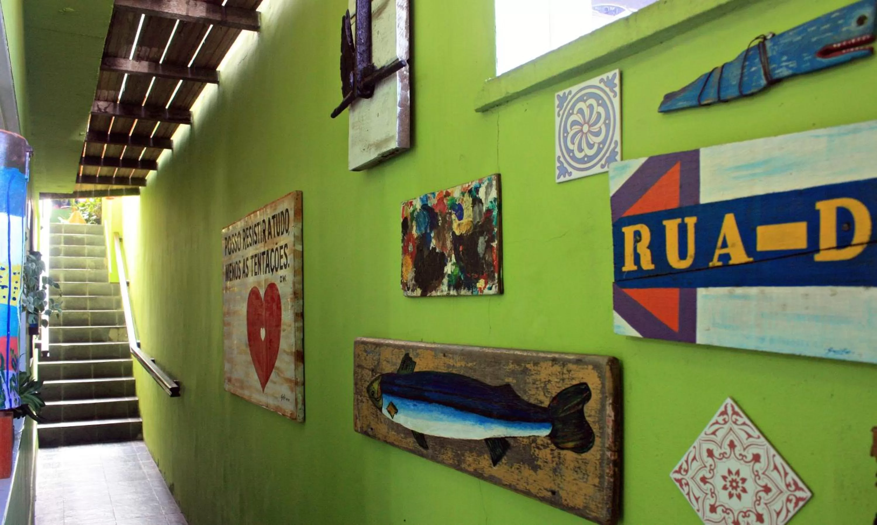 Decorative detail in Pousada Mare Blue