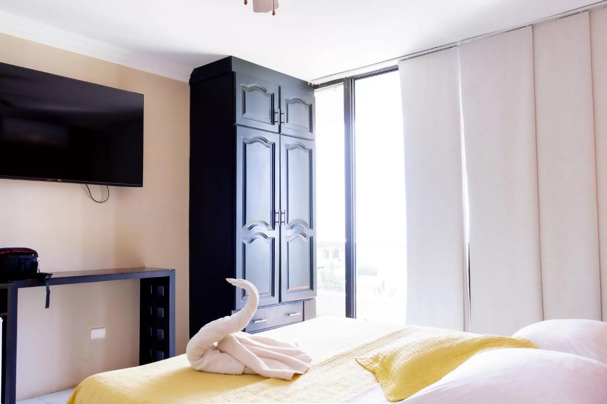 Bedroom, Bed in Hostal Antares