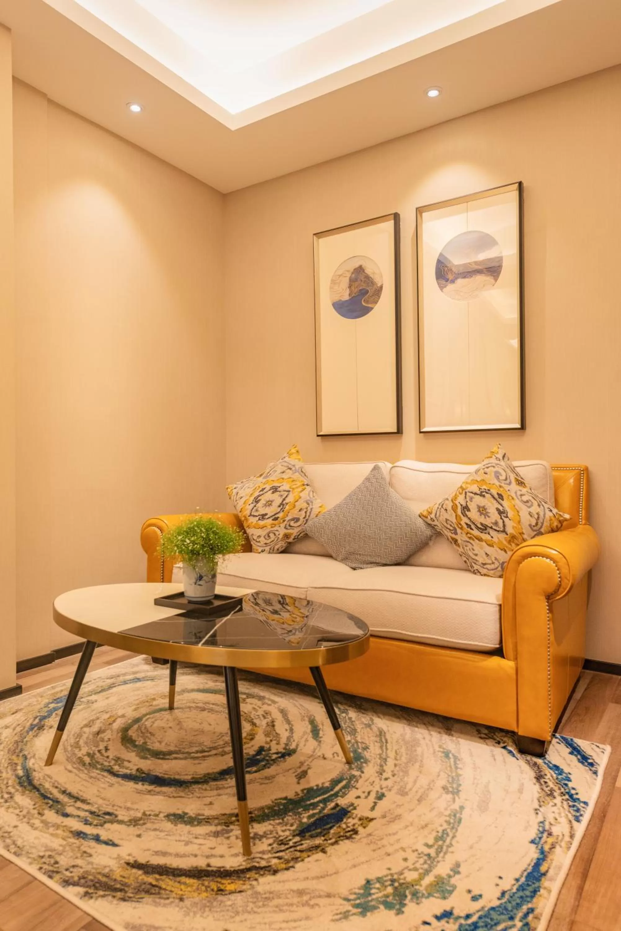 Living room in Li River Resort Villa Hotel