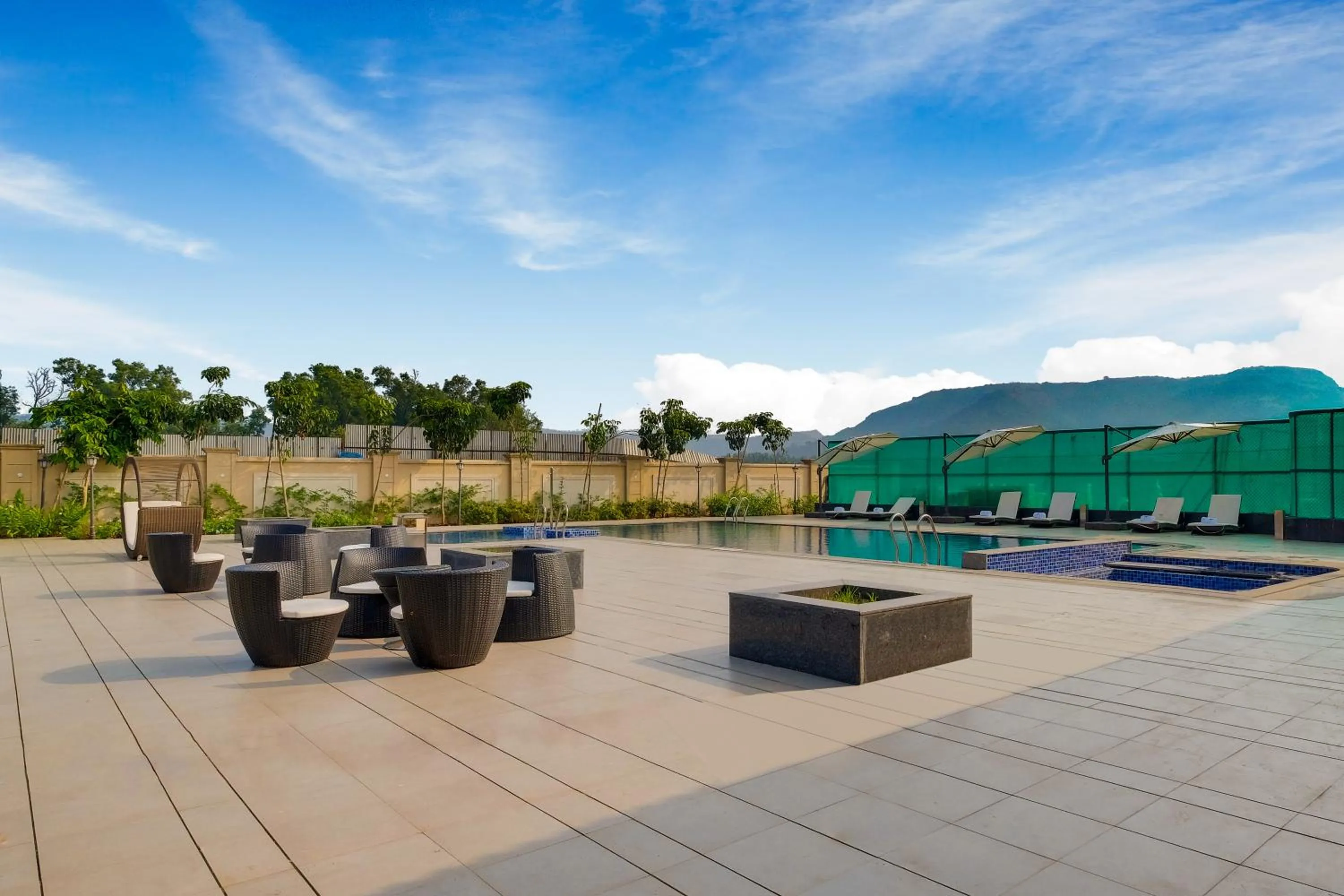Swimming pool in The Fern An Ecotel Hotel, Lonavala
