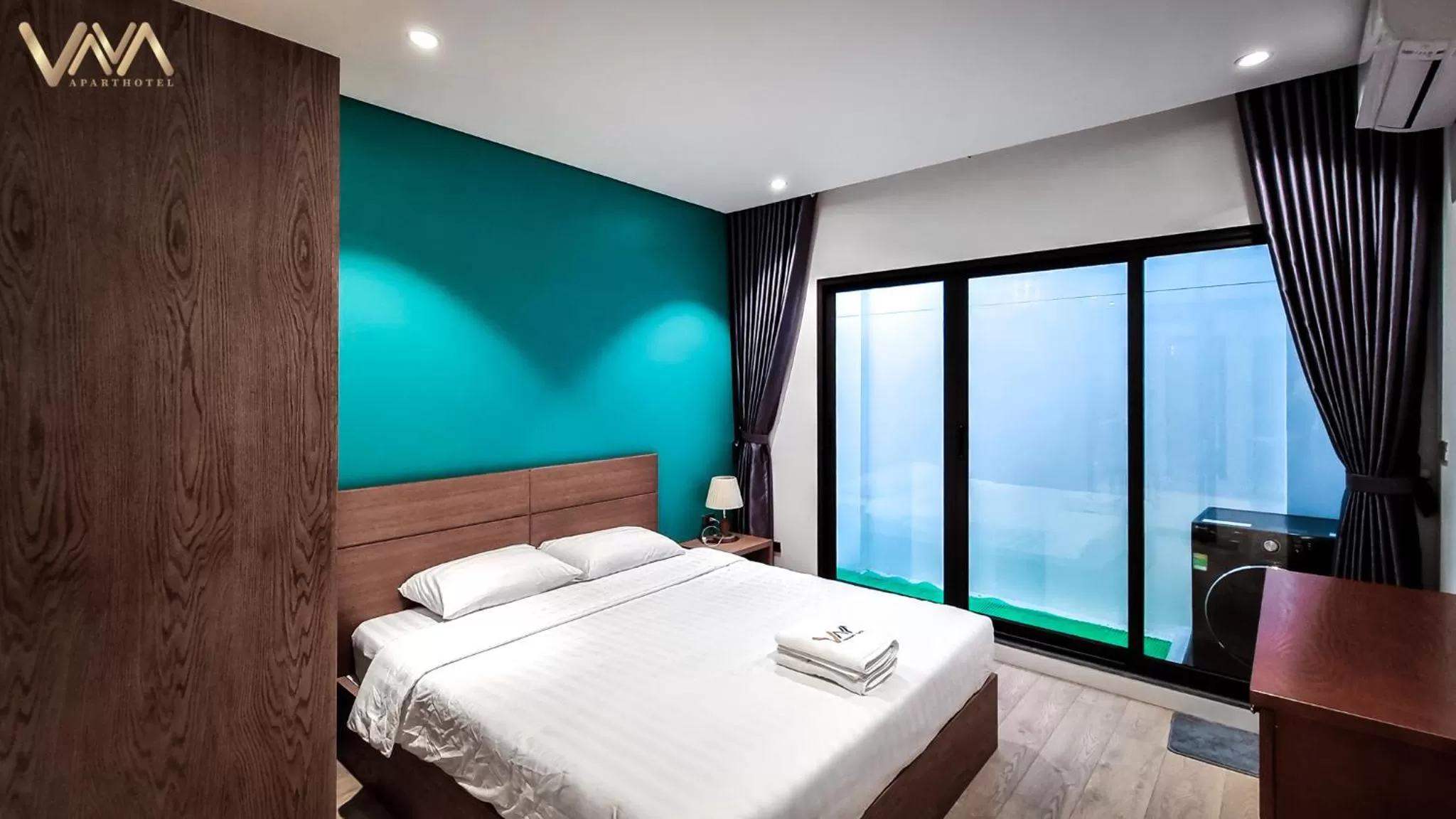 Bed in VNAHOMES APARTHOTEL