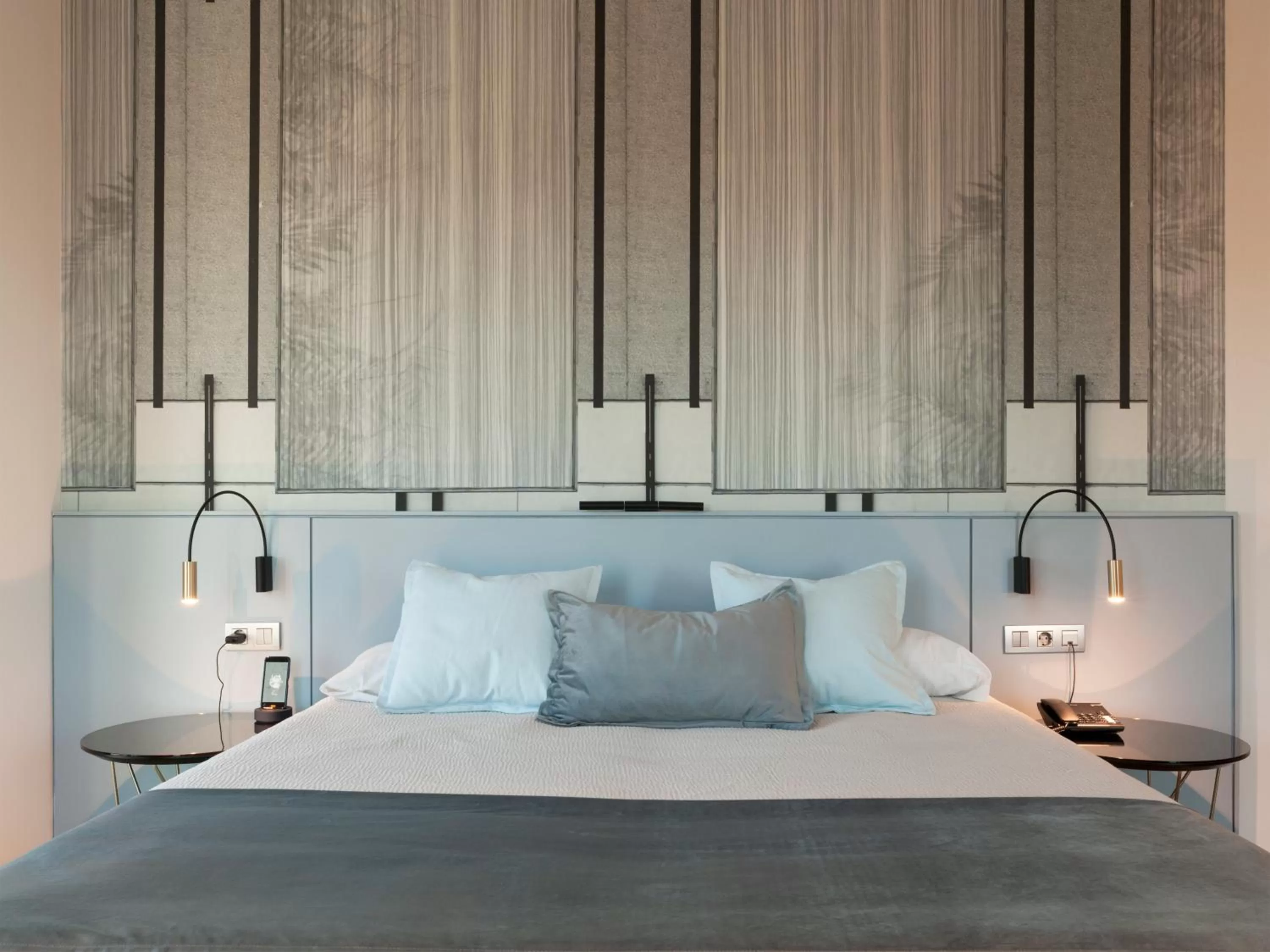 Bed in Hotel Neptuno Playa & Spa