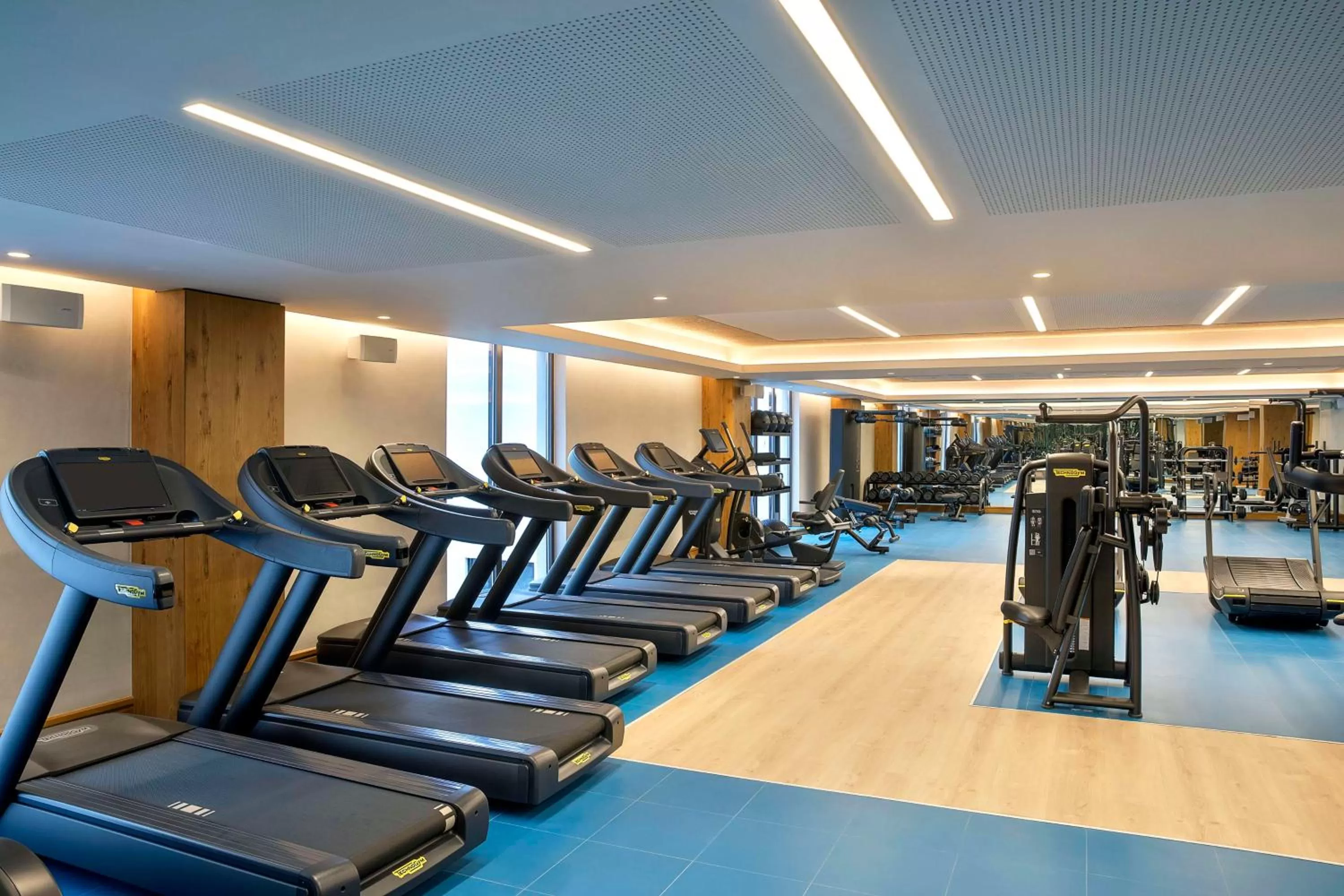 Fitness centre/facilities in Hilton Abu Dhabi Yas Island