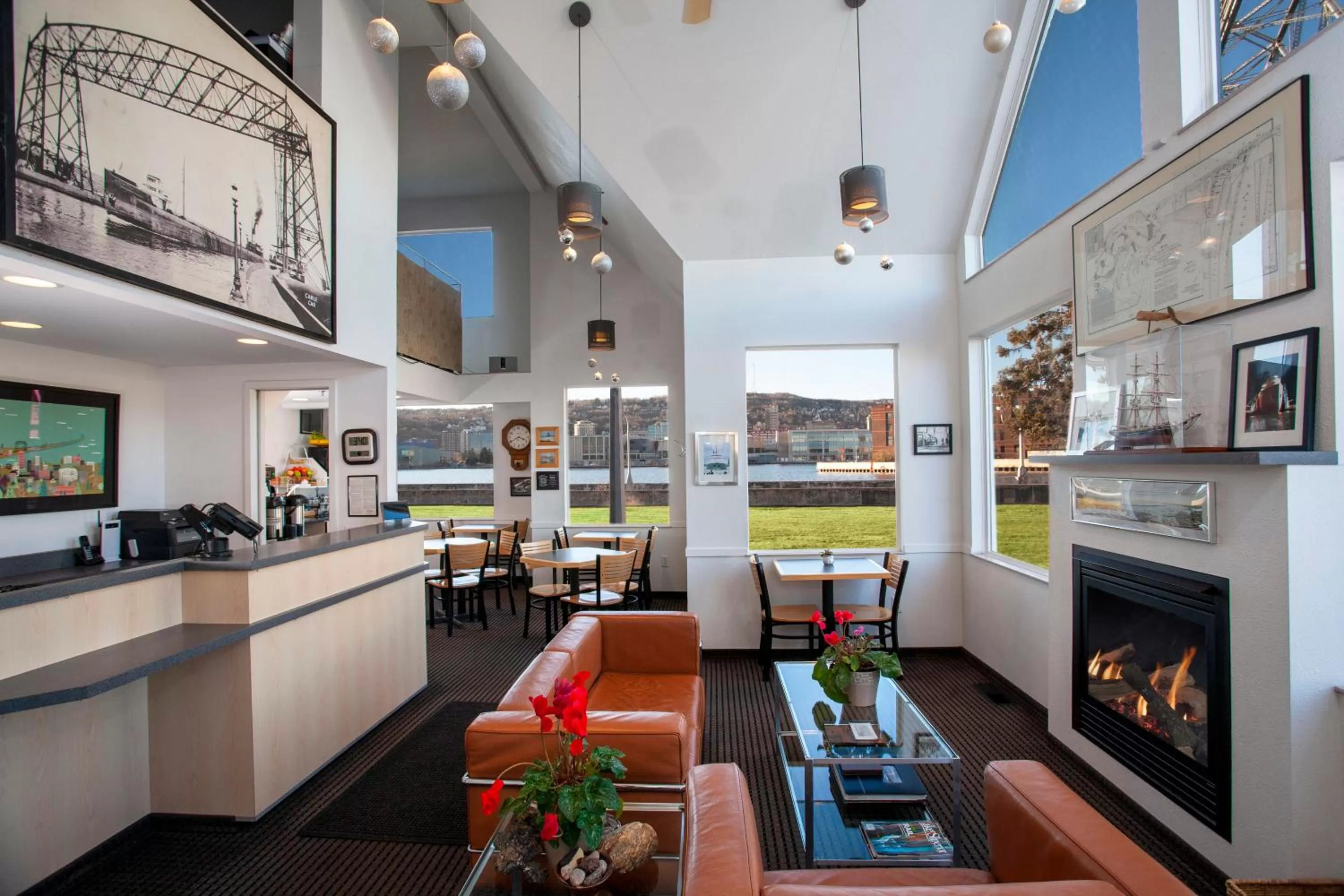 Lobby or reception in South Pier Inn