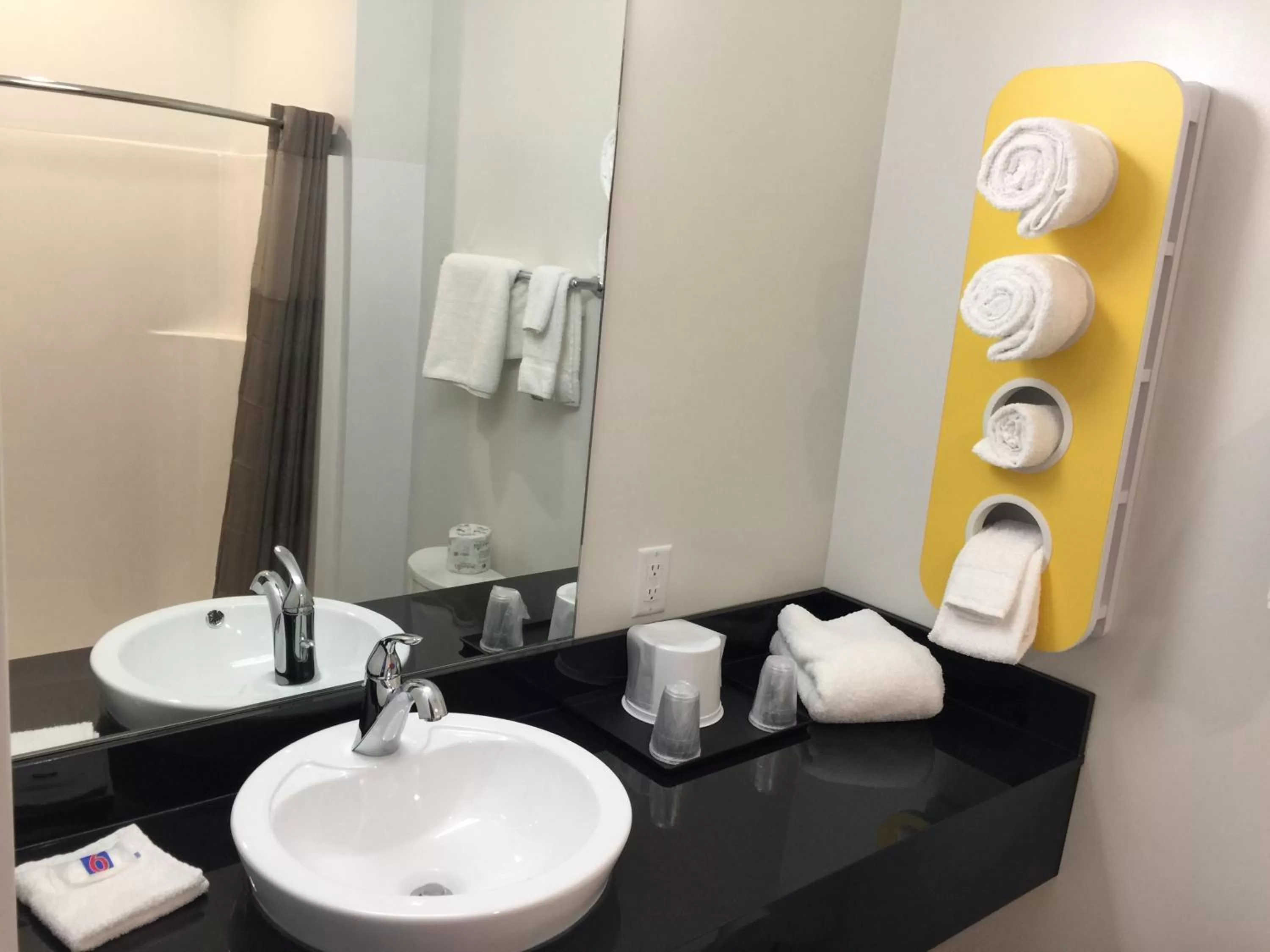 Bathroom in Motel 6-Mankato, MN