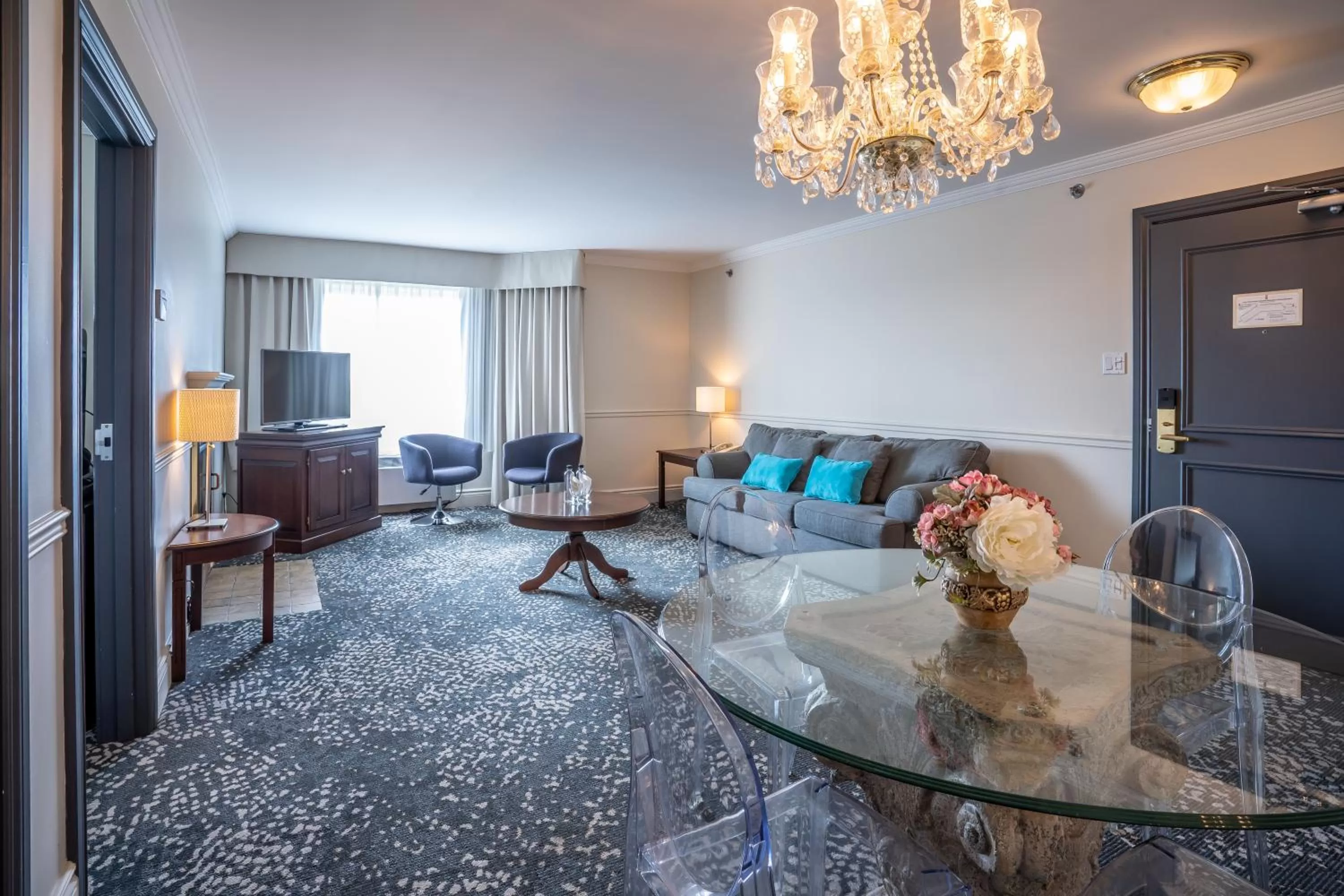 Living room in Manoir des Sables Hôtel & Golf