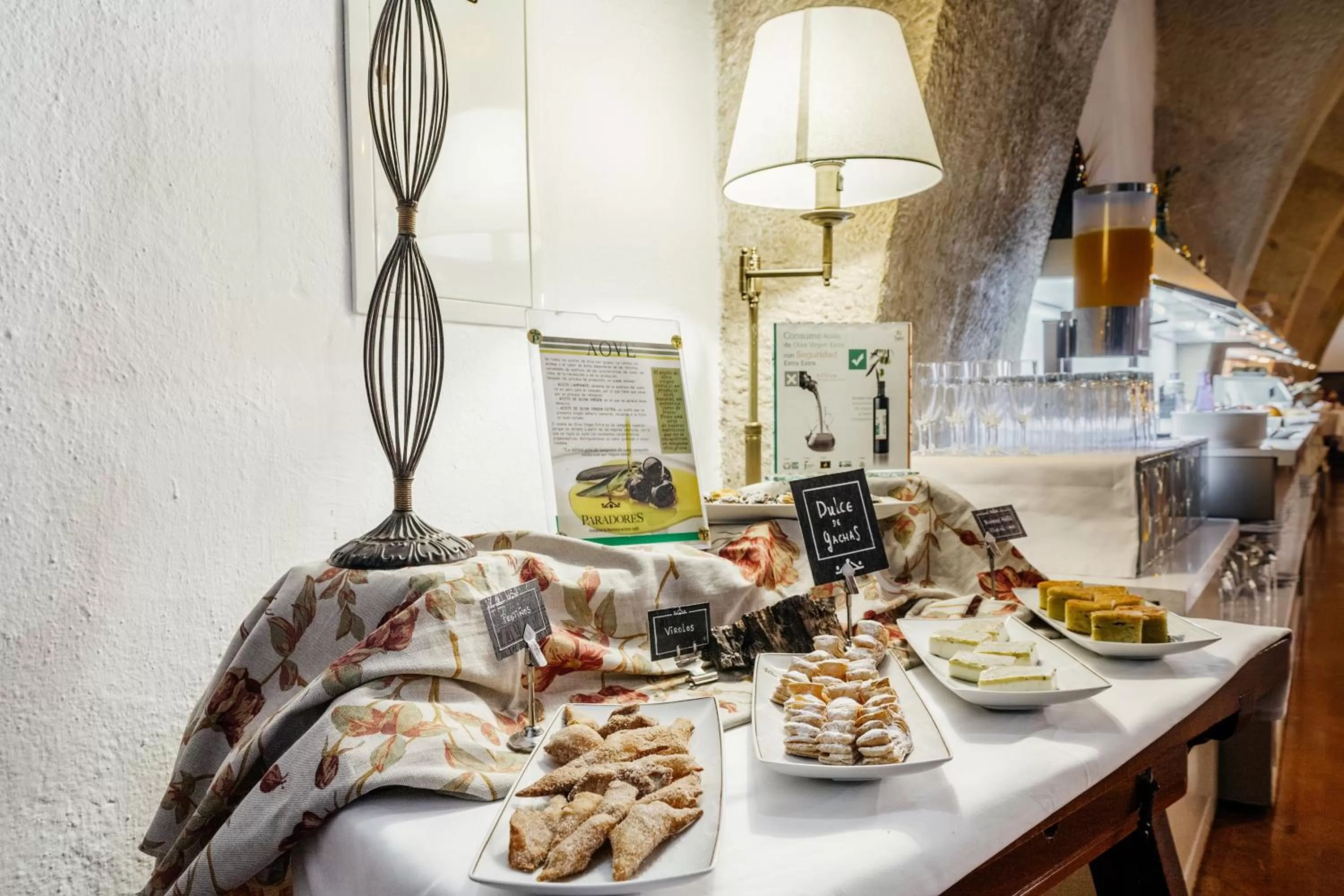 Buffet breakfast in Parador de Jaén