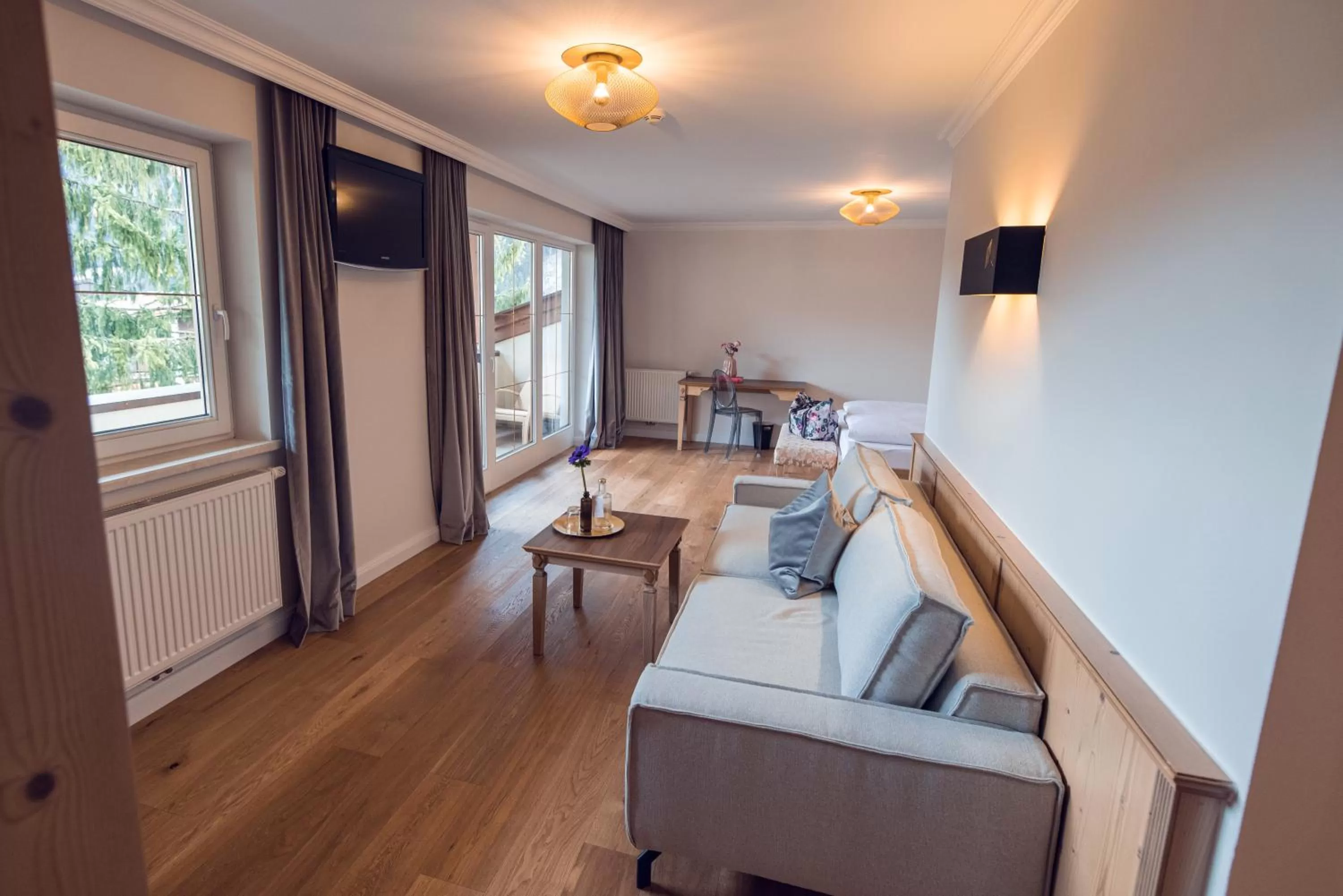 Living room in Alpine Hideaway ZILLERTALERHOF - 4 Sterne Superior