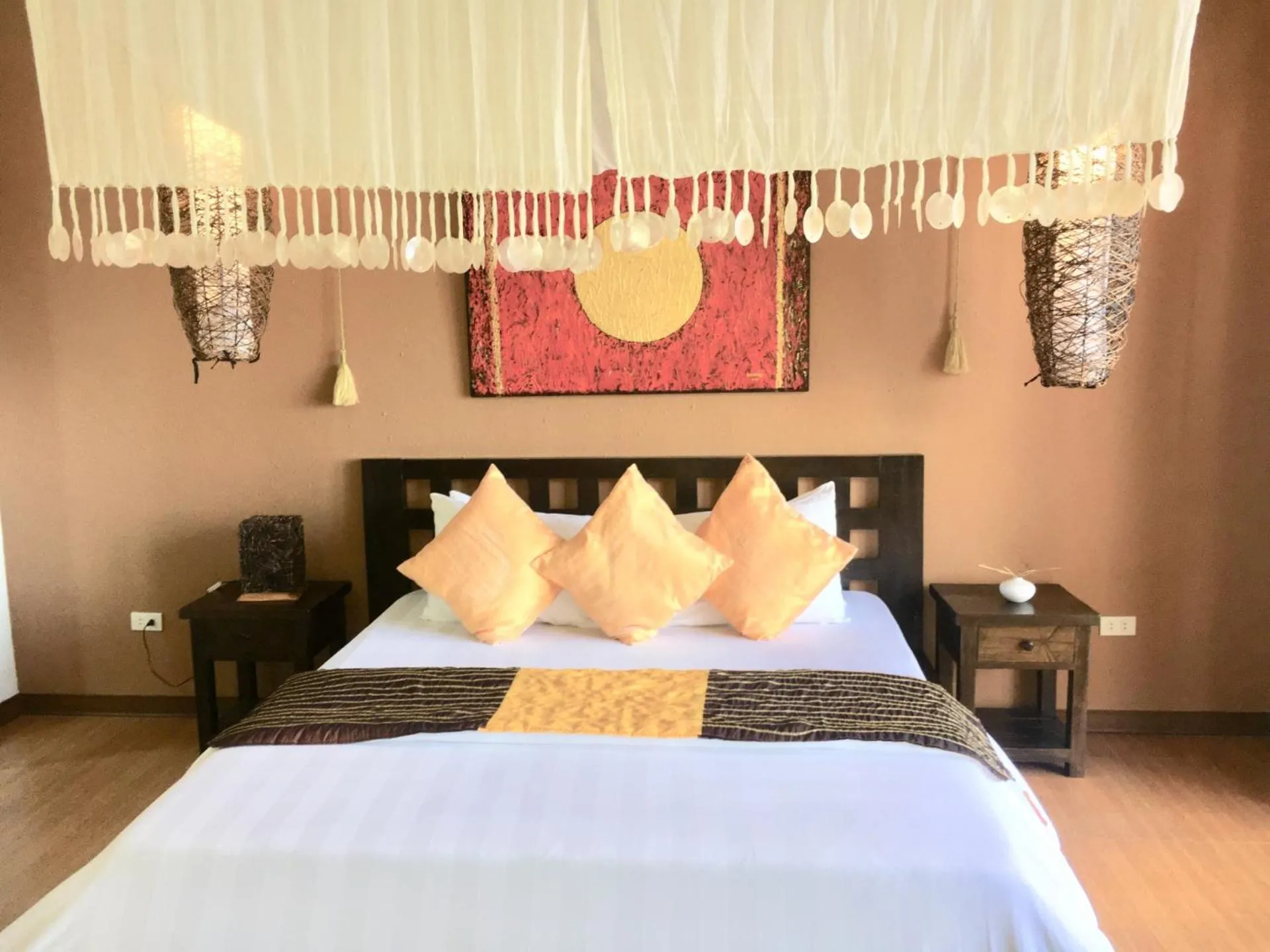 Bed in Sunset At Aninuan Beach Resort