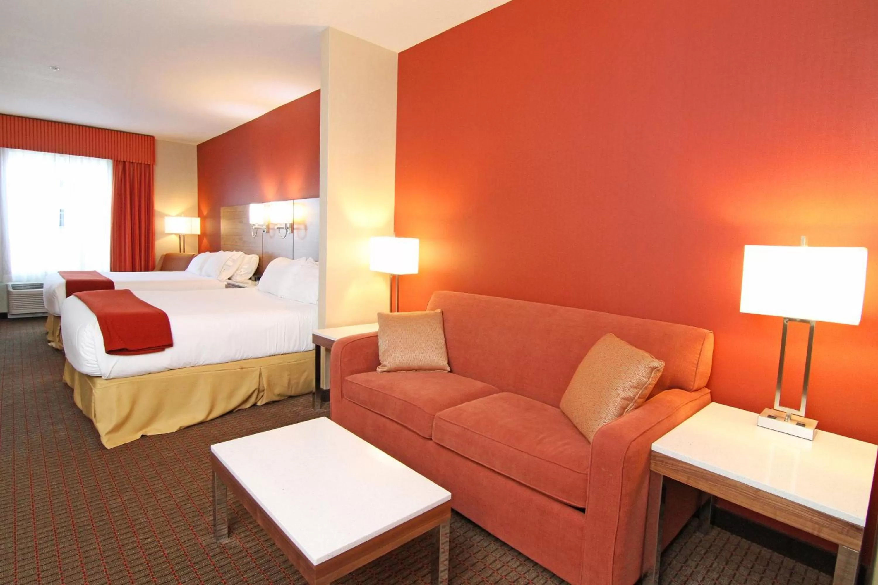 Photo of the whole room, Bed in Holiday Inn Express and Suites Calgary University by IHG