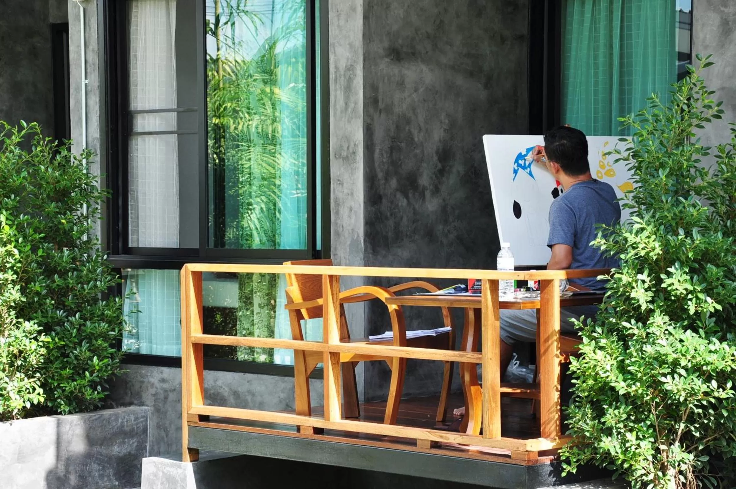 Balcony/Terrace in Family House Zen Boutique Resort