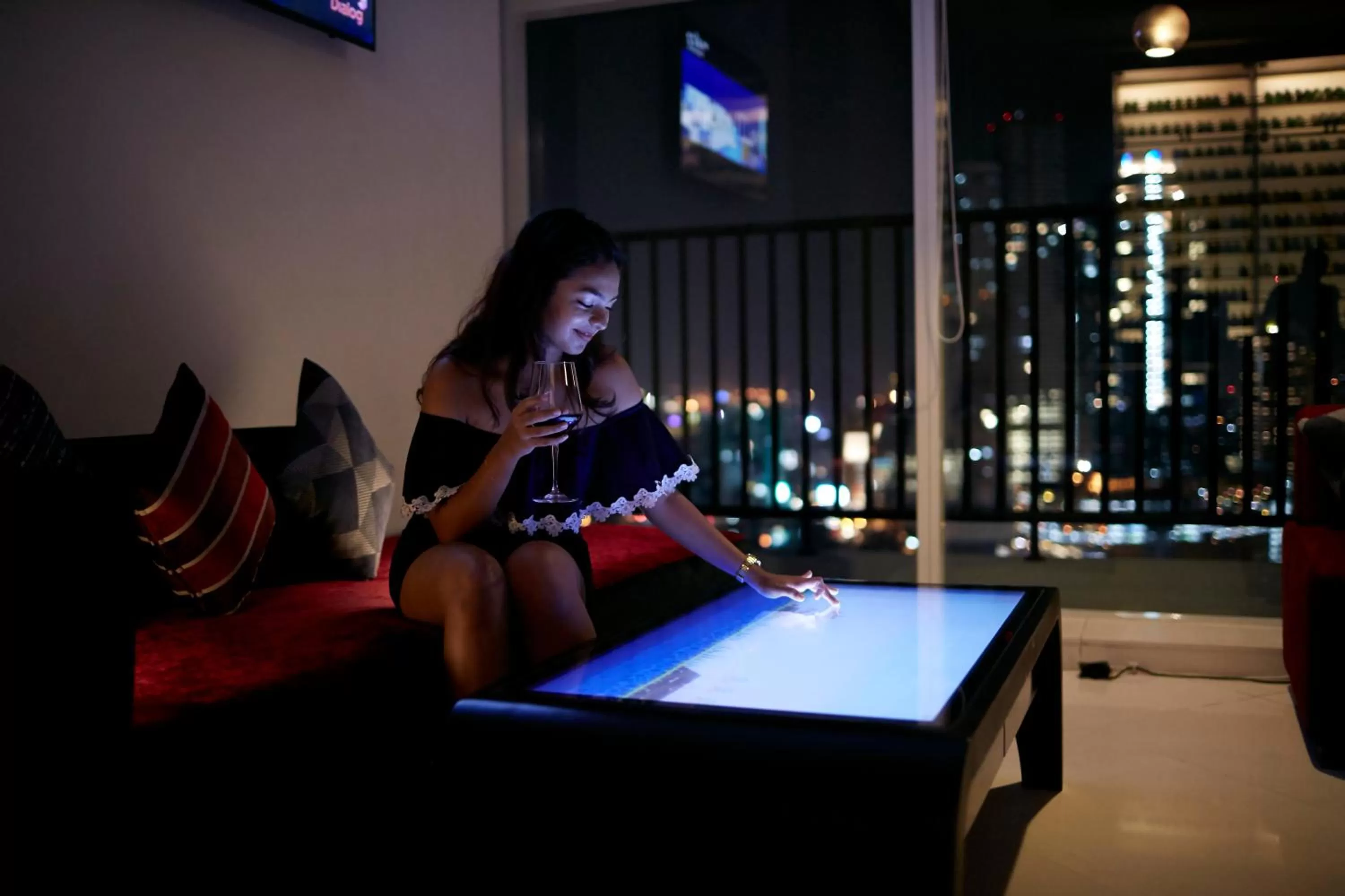 Lounge or bar in Cinnamon Red Colombo