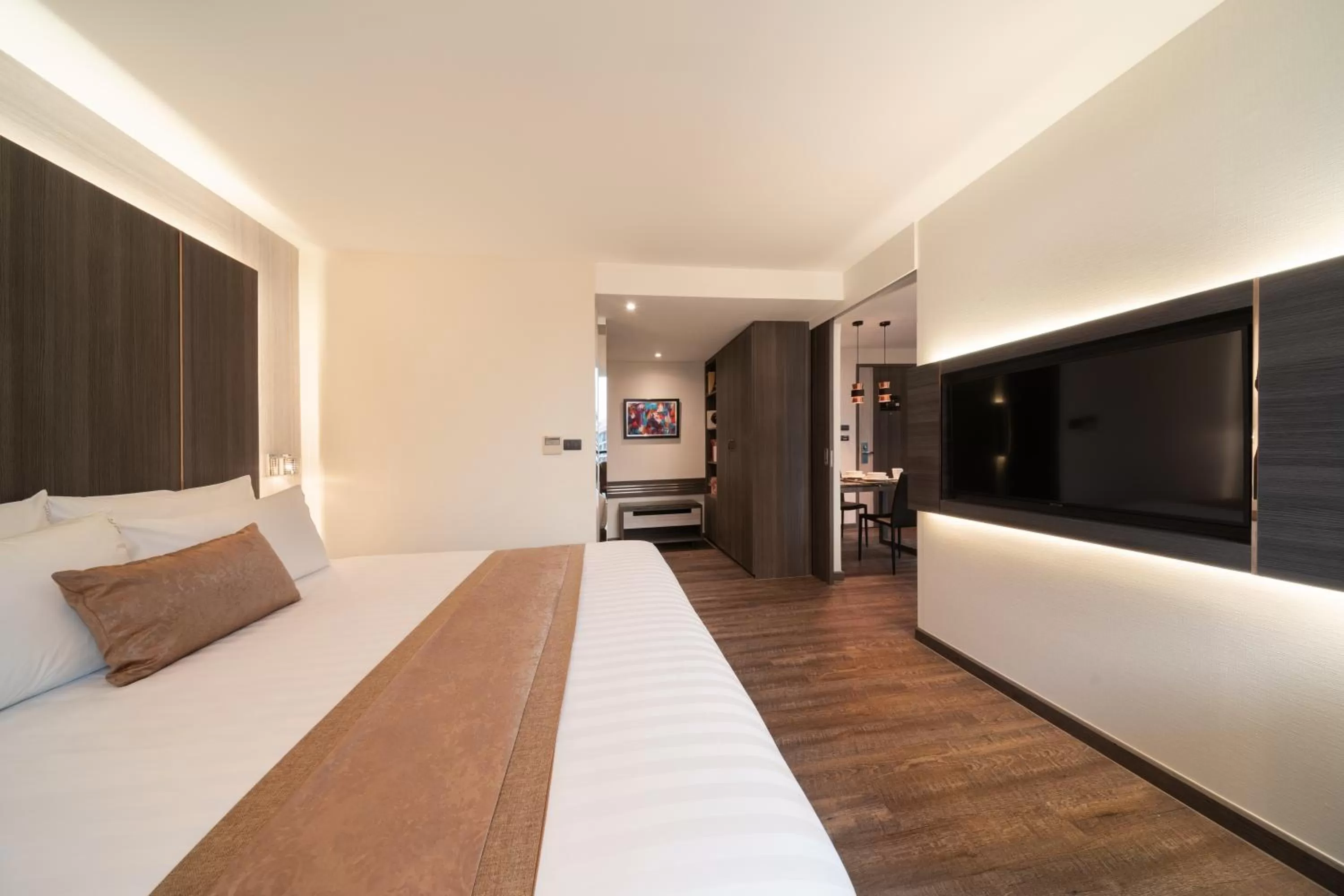 Bed in Aspira Parc Sukhumvit 22