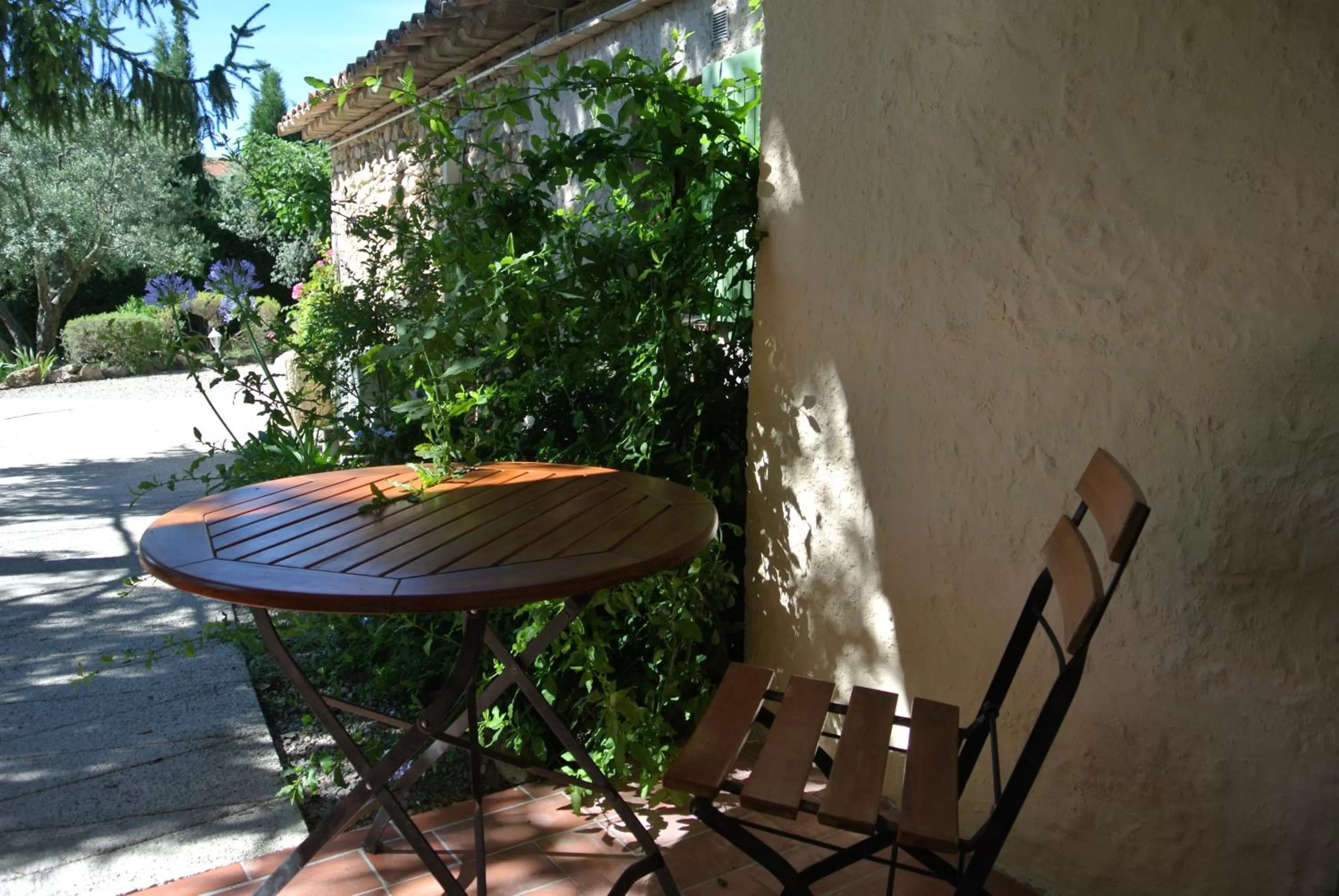 Patio in La Vieille Bastide