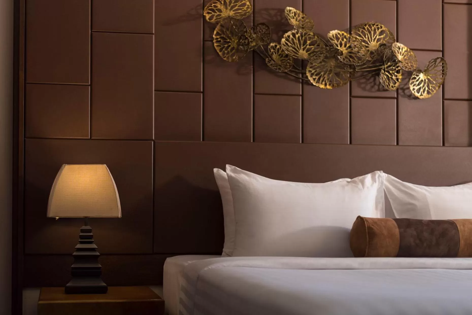 Decorative detail, Bed in Casa Nithra Bangkok