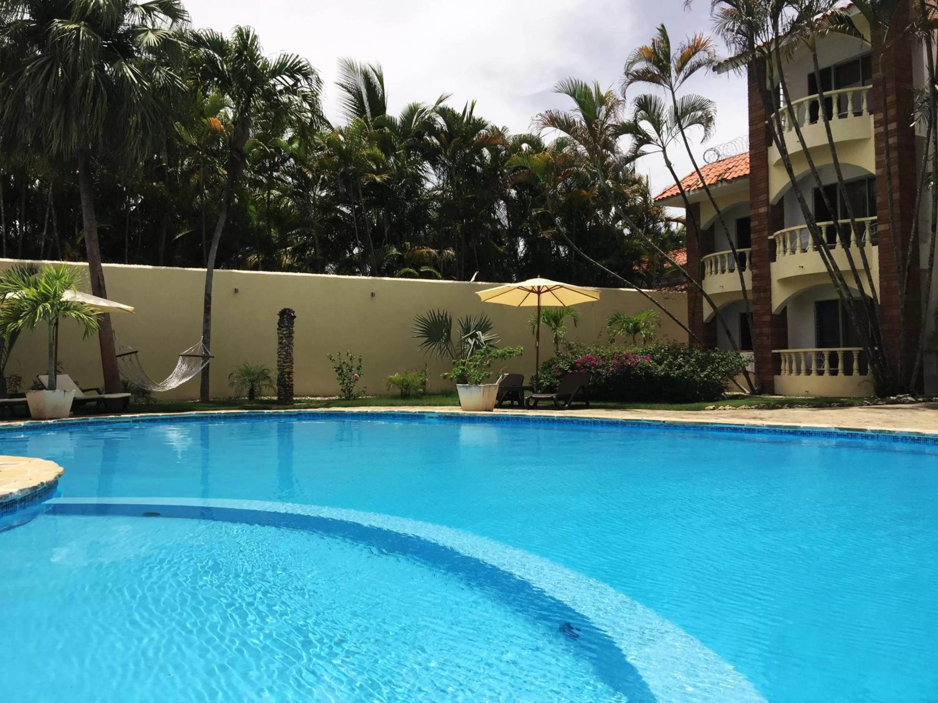 Pool view in Hotel Voramar