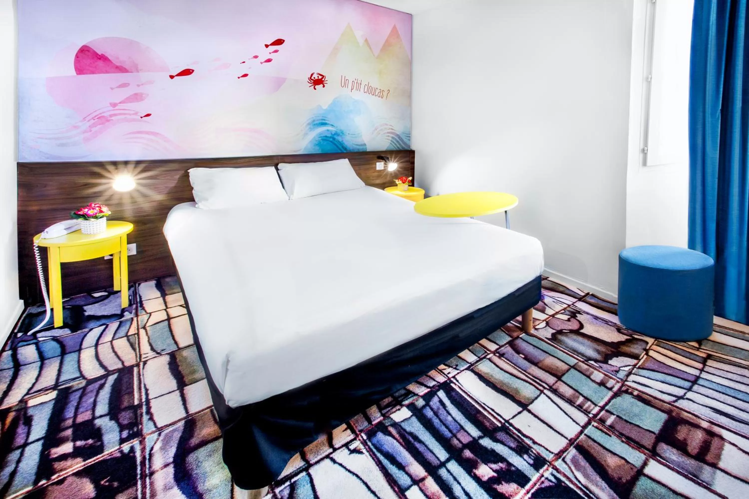 Bed in ibis Styles Perpignan Canet En Roussillon