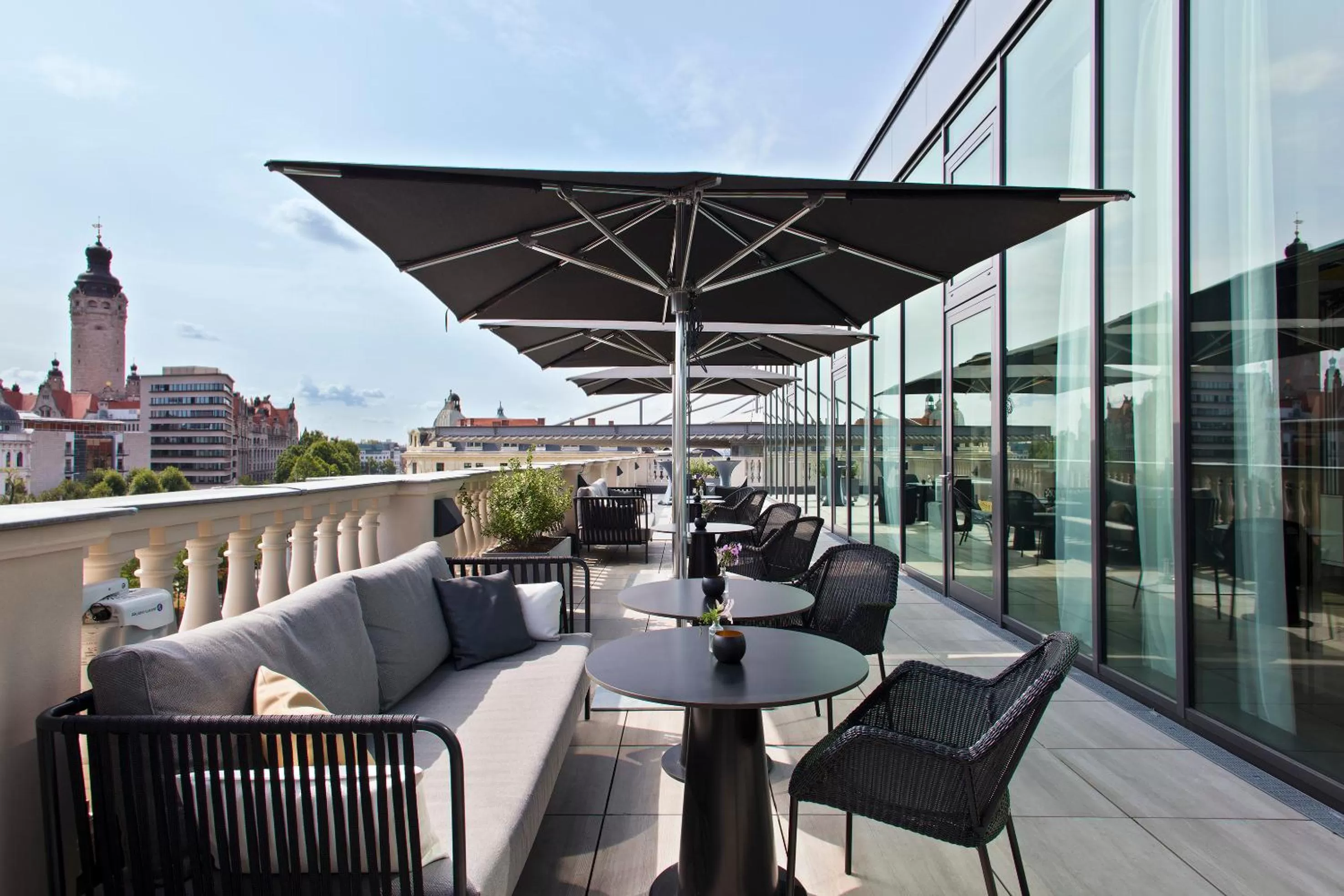 Balcony/Terrace in INNSiDE by Meliá Leipzig