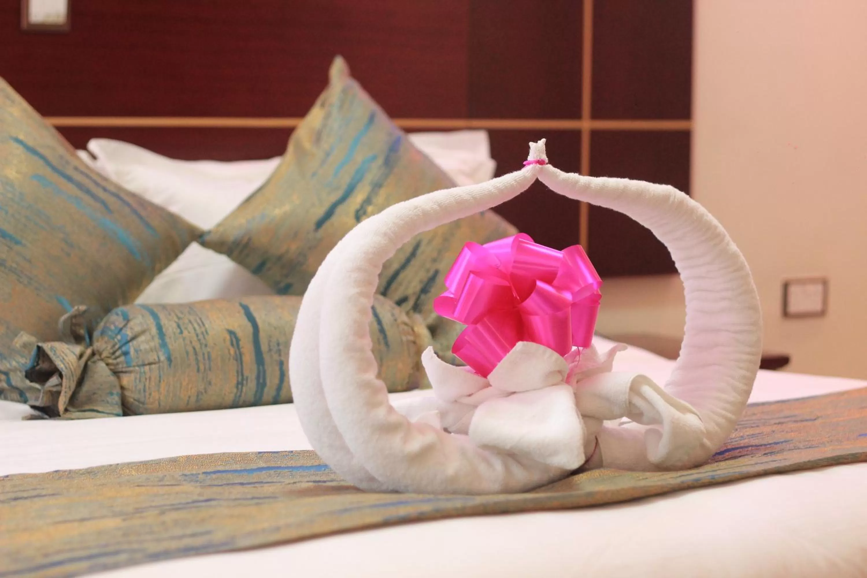 Bed in Vickmark Hotel