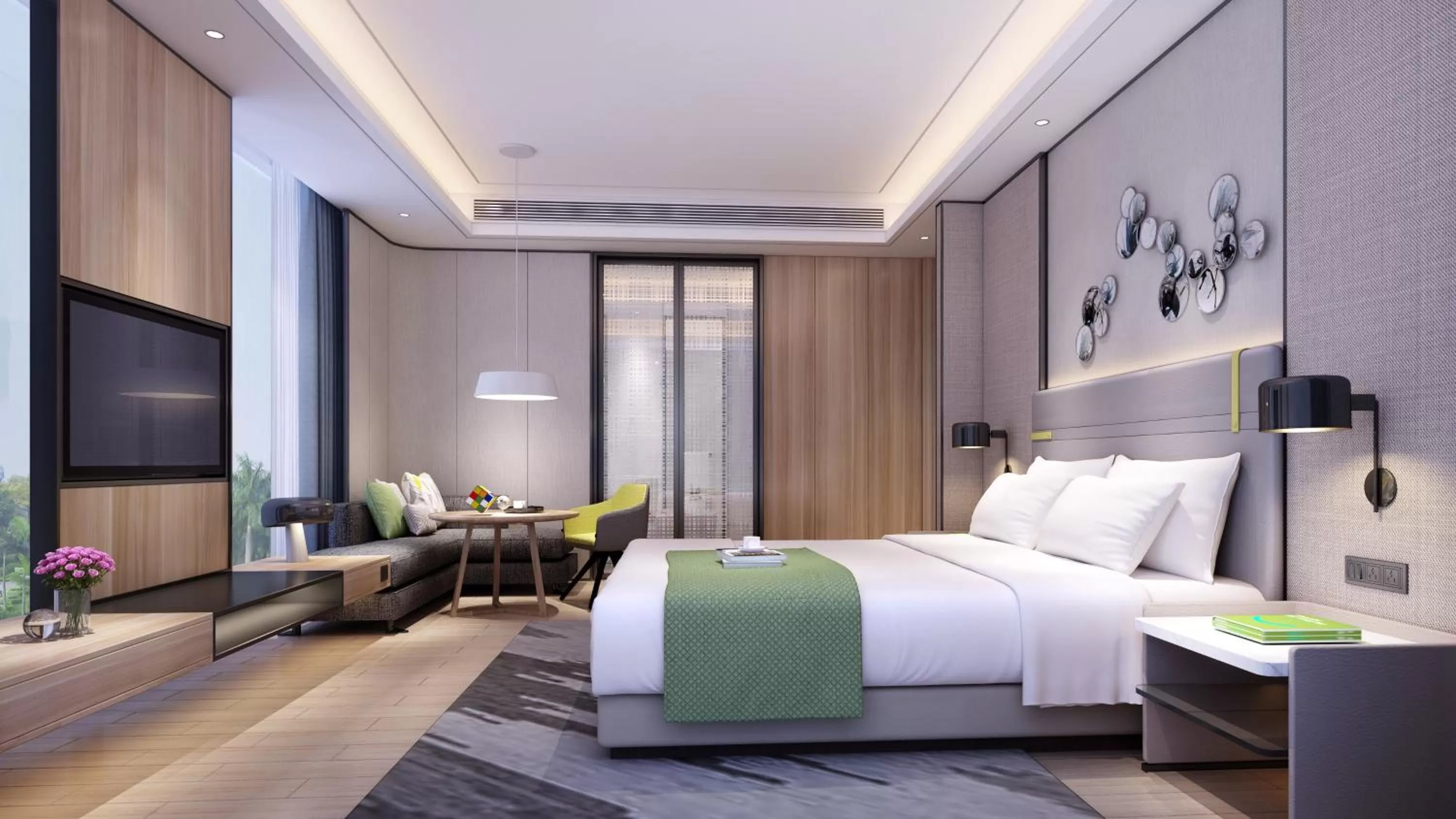 Photo of the whole room, Bed in Holiday Inn Guangzhou South Lake-an lHG Hotel